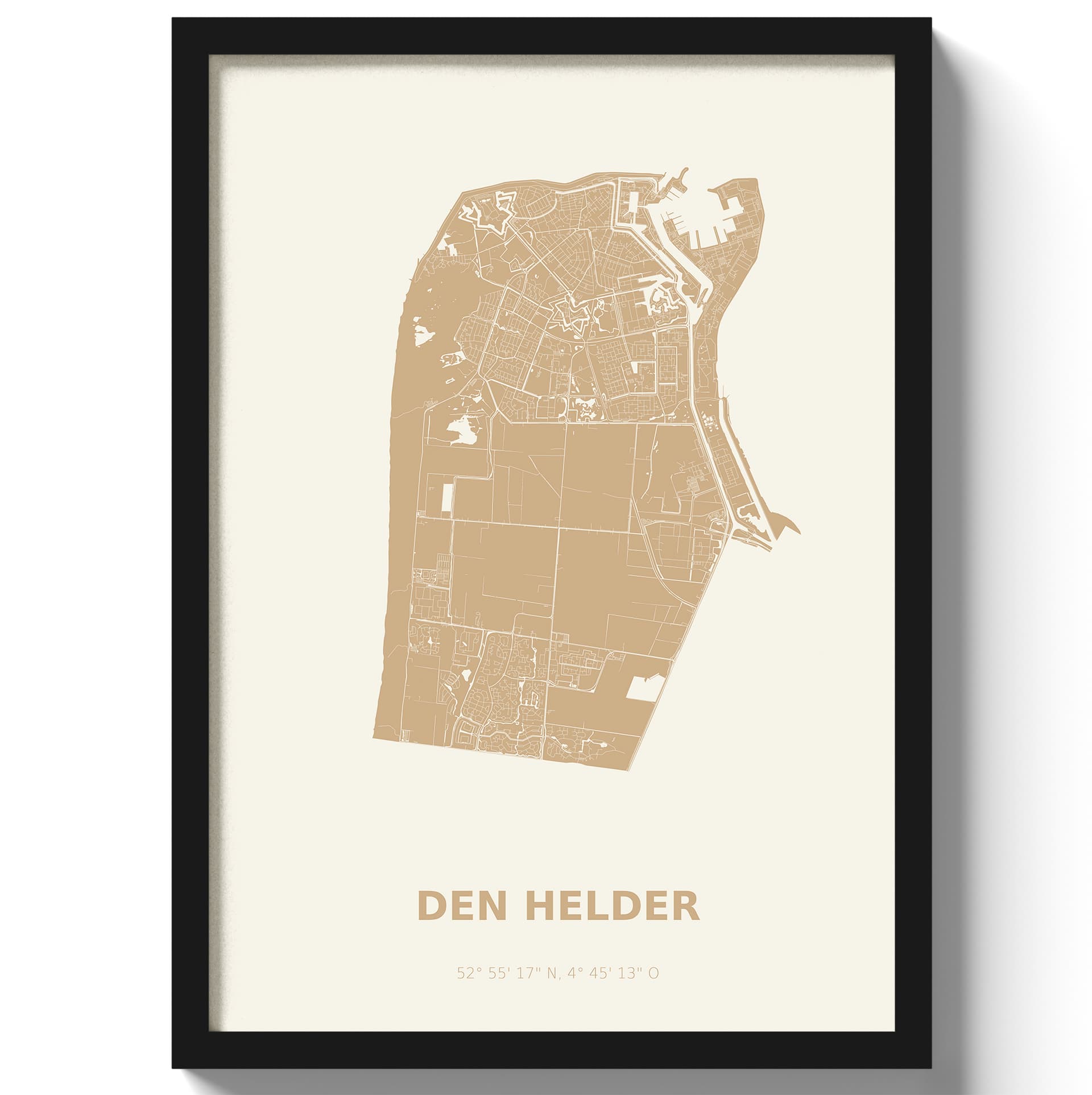 Poster Den Helder - Beige