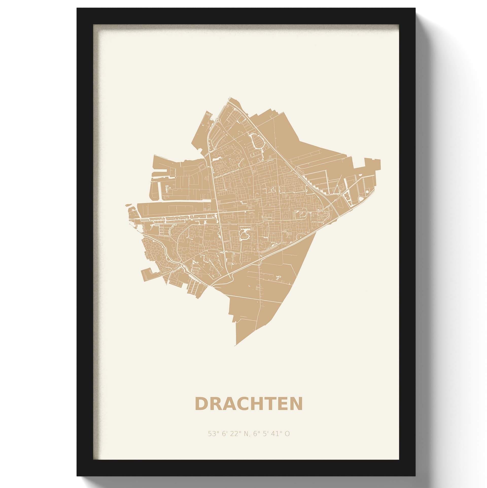 Poster Drachten - Beige