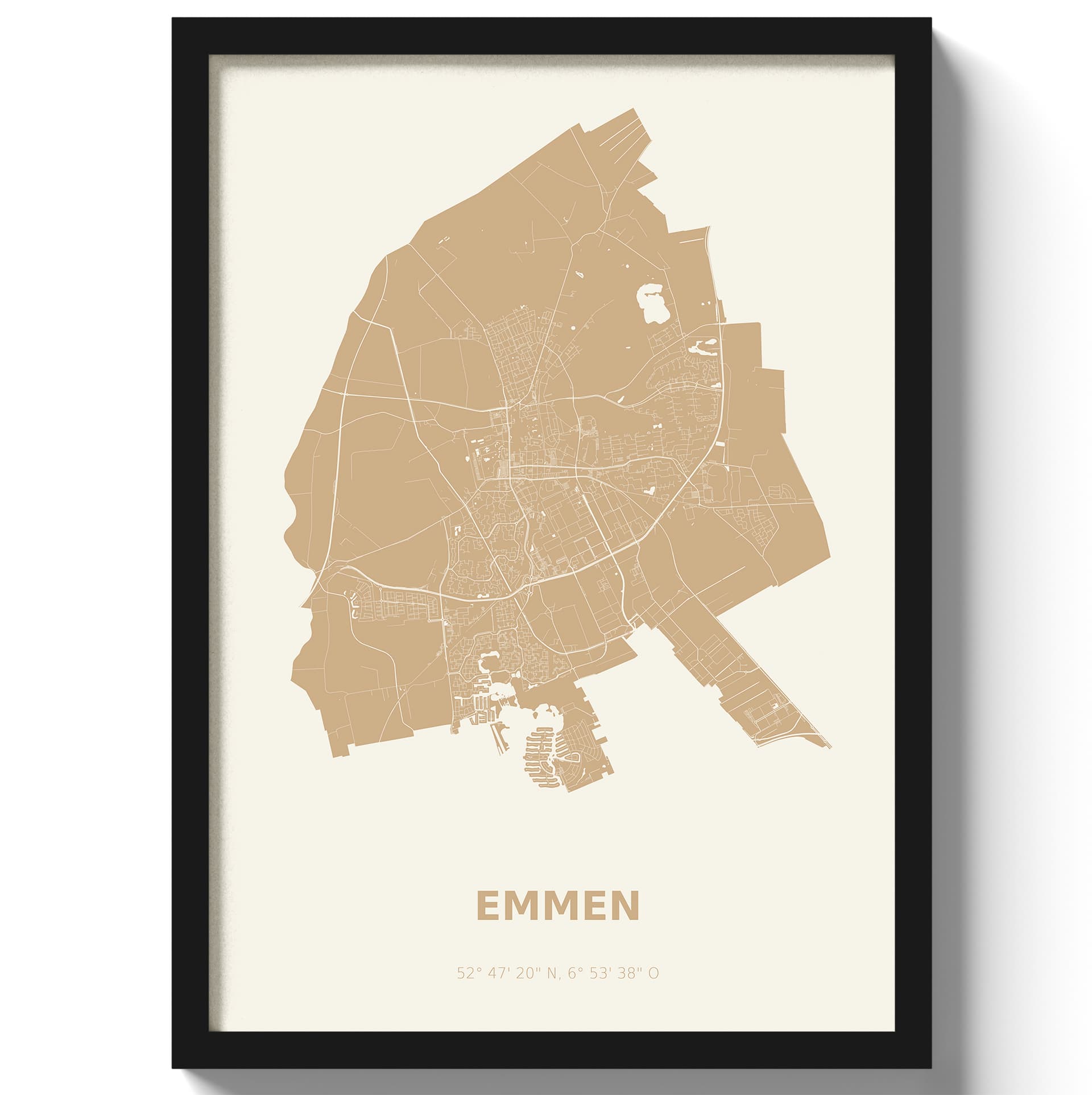Poster Emmen - Beige