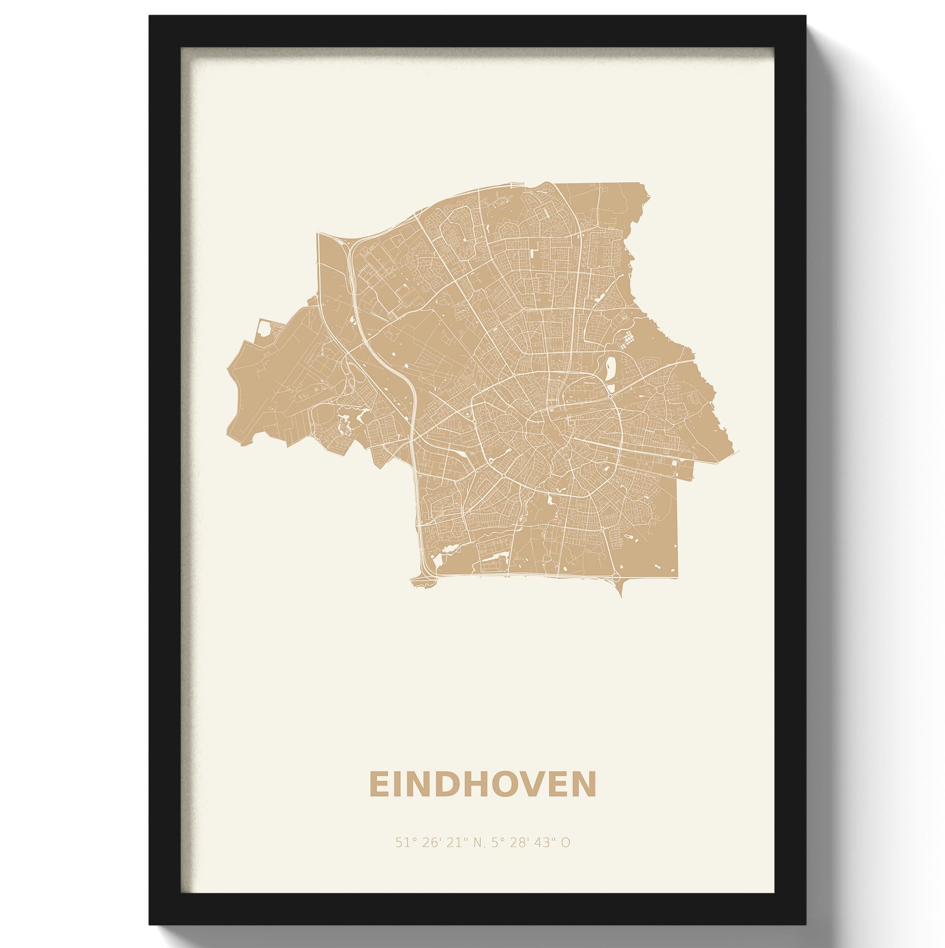 Poster Eindhoven - Beige