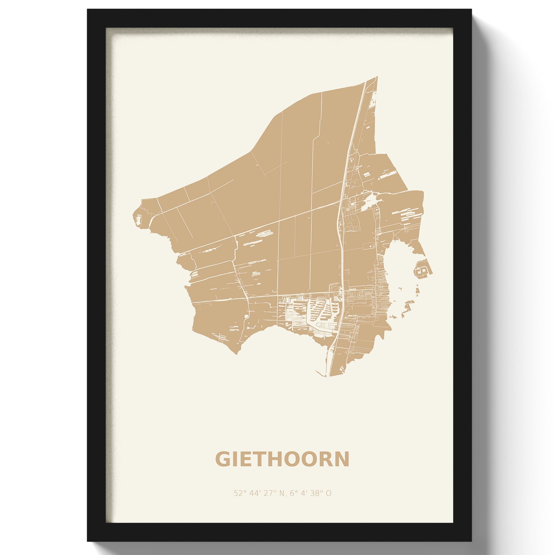 Poster Giethoorn - Beige
