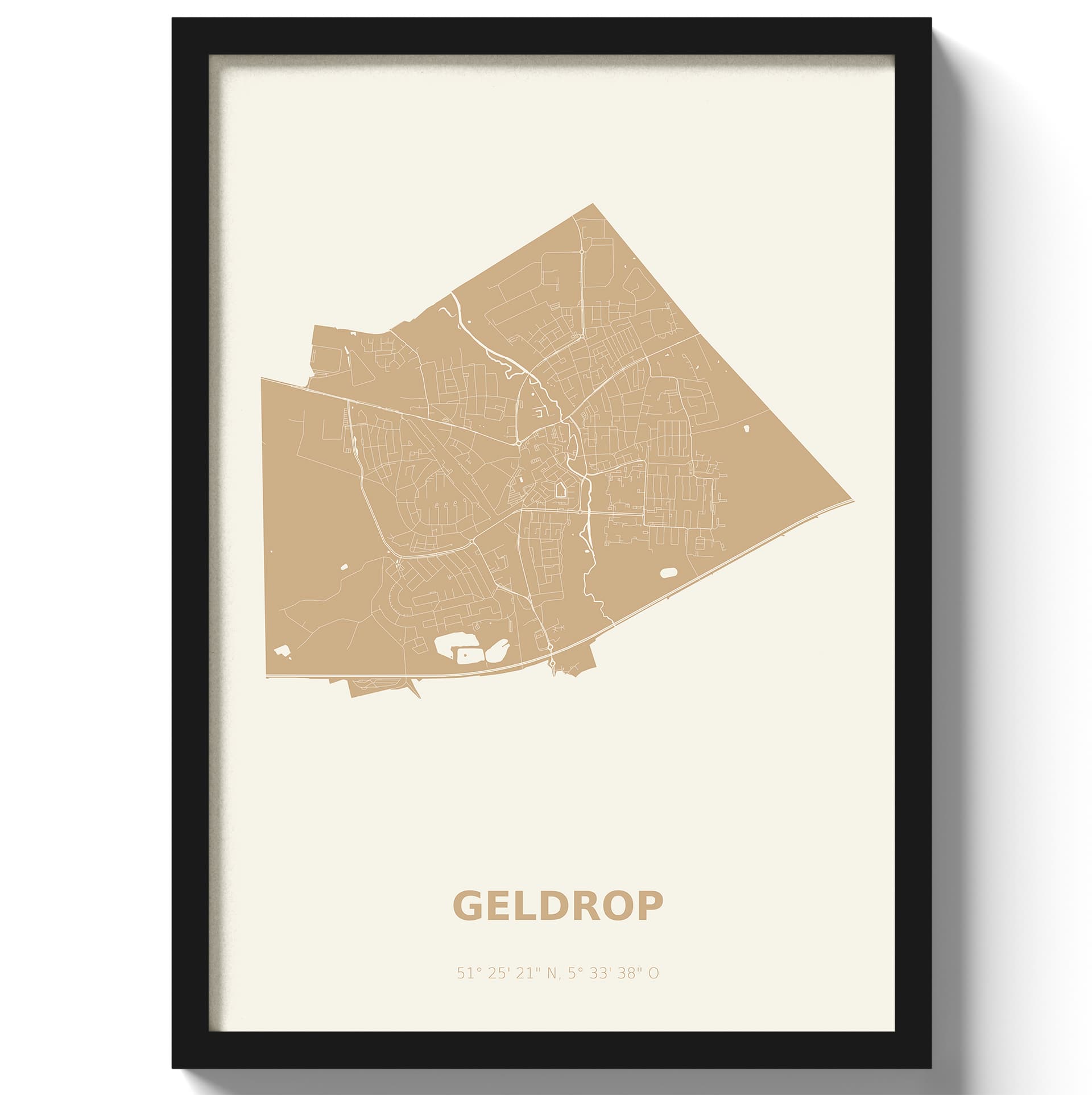 Poster Geldrop - Beige