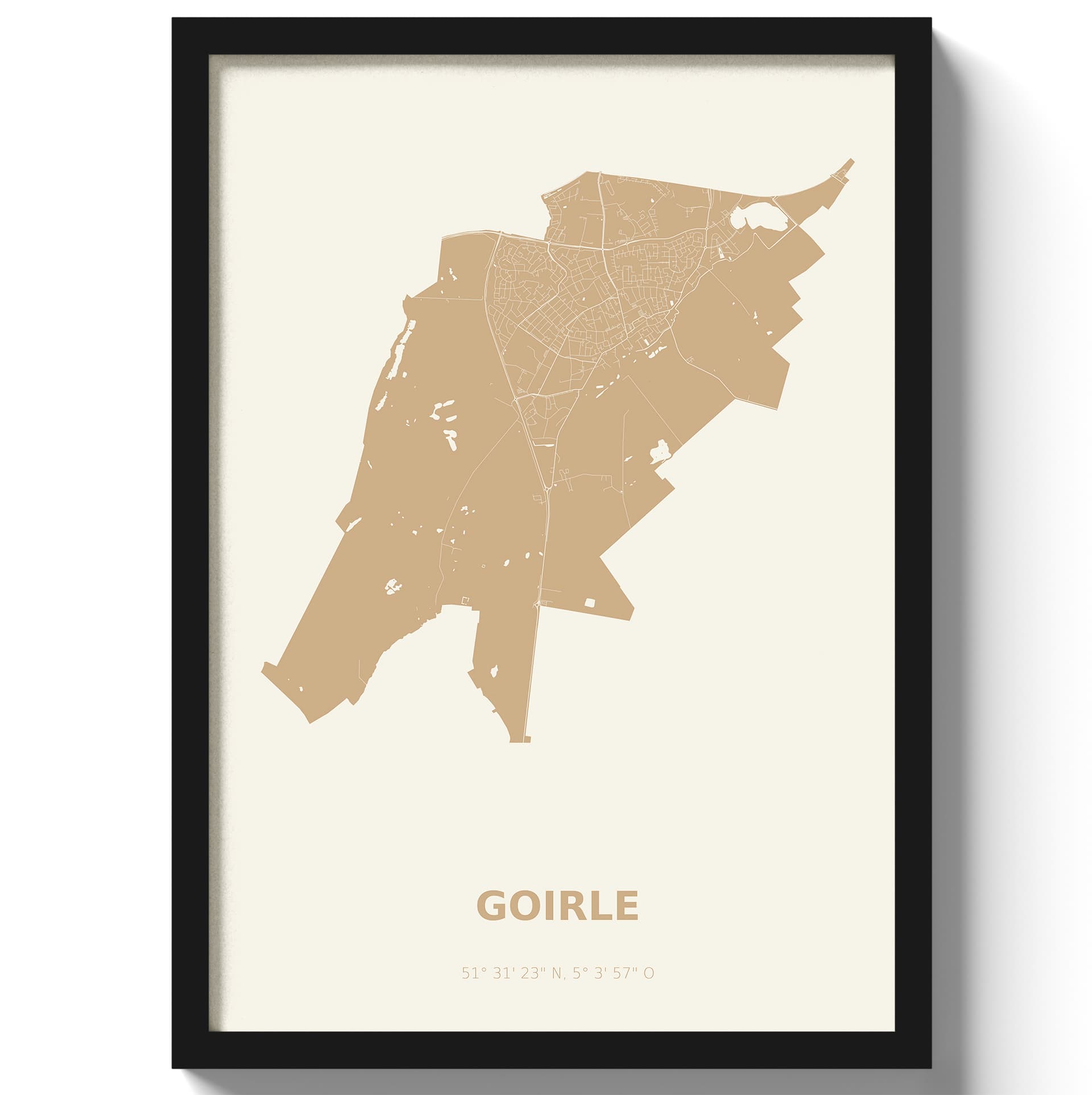 Poster Goirle - Beige