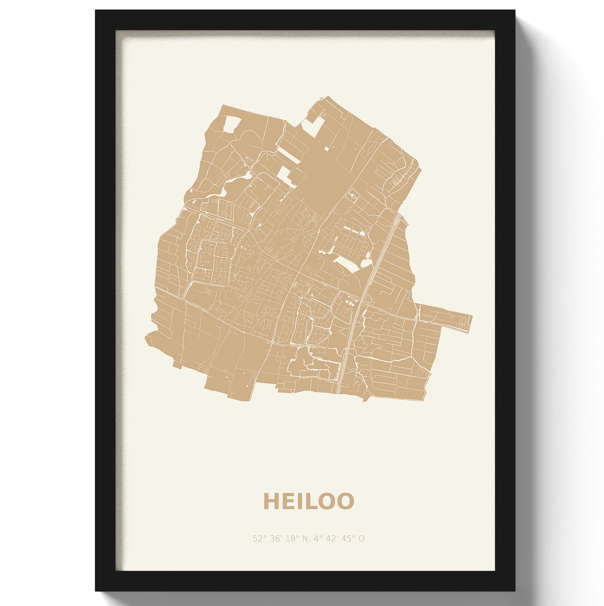 Poster Heiloo - Beige