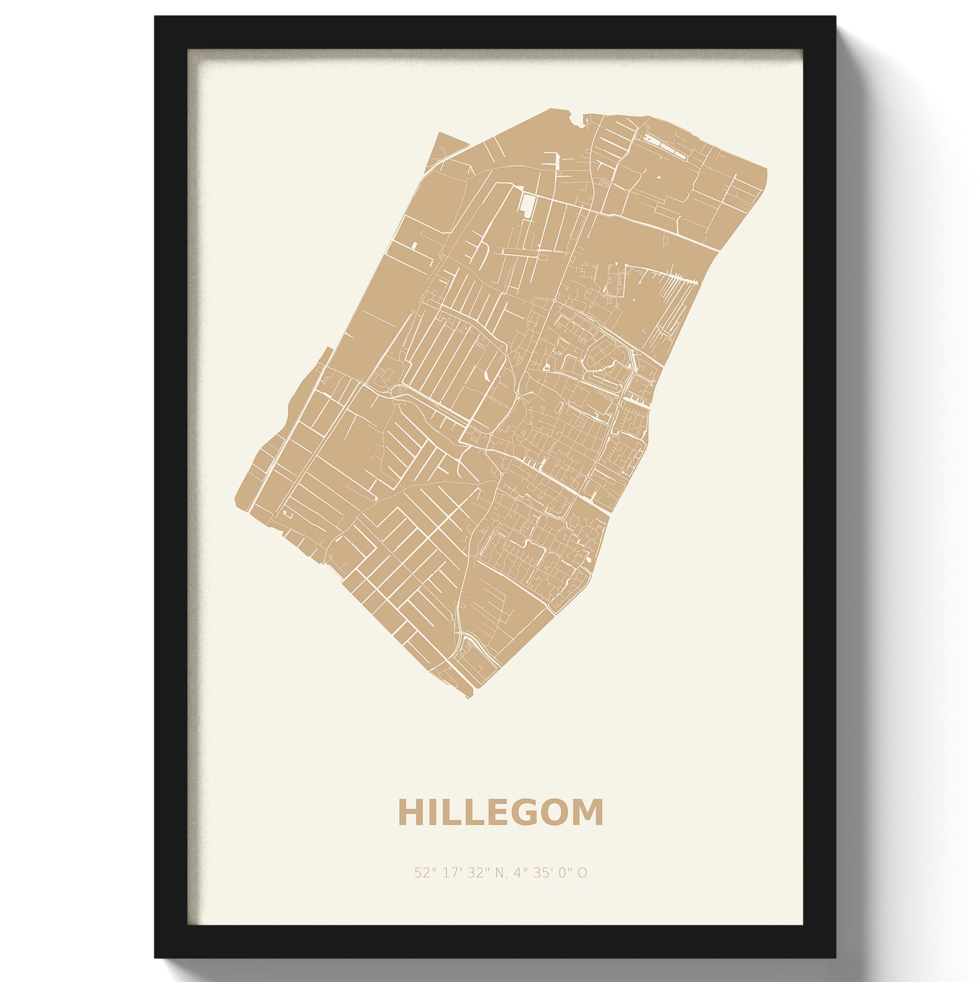 Poster Hillegom - Beige