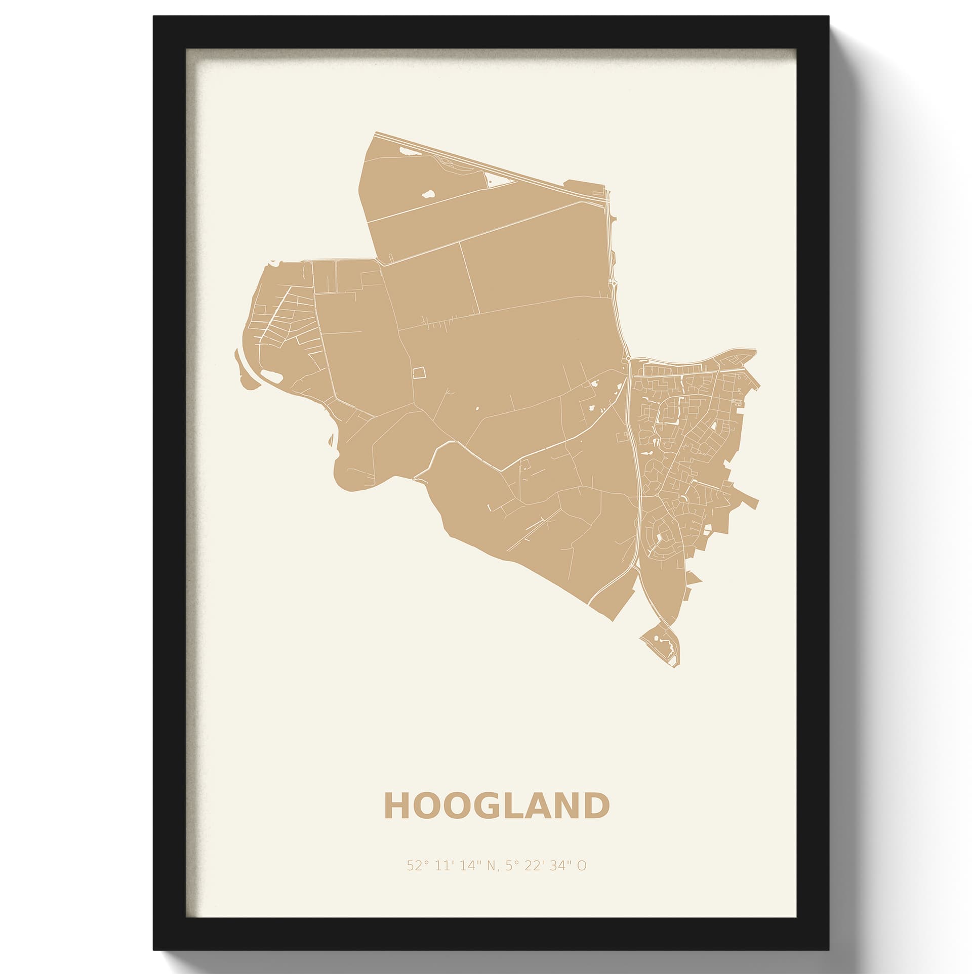 Poster Hoogland - Beige