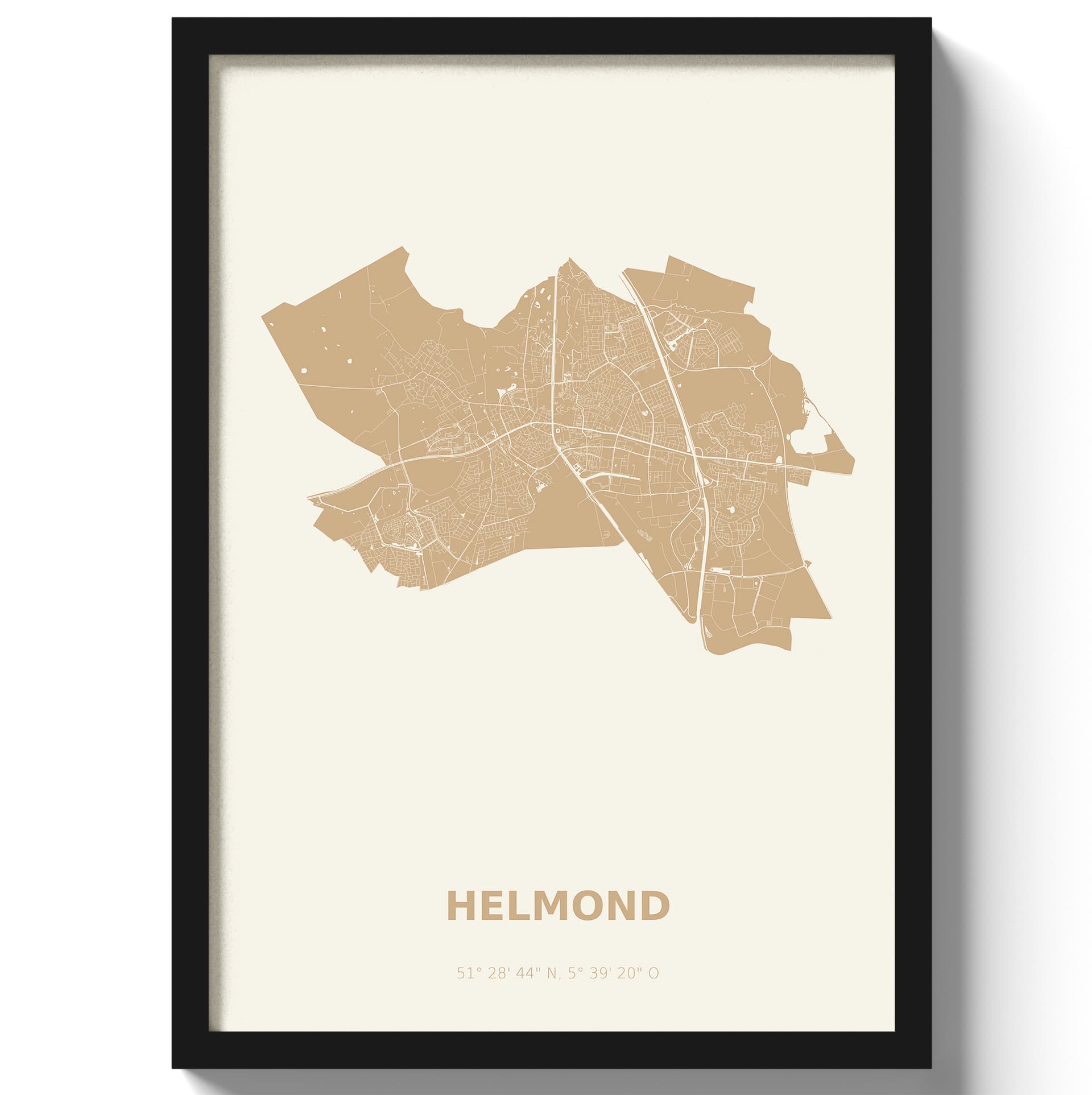 Poster Helmond - Beige