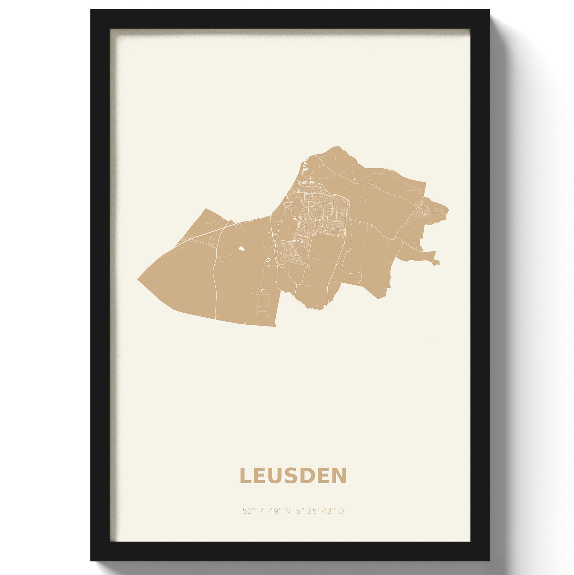 Poster Leusden - Beige