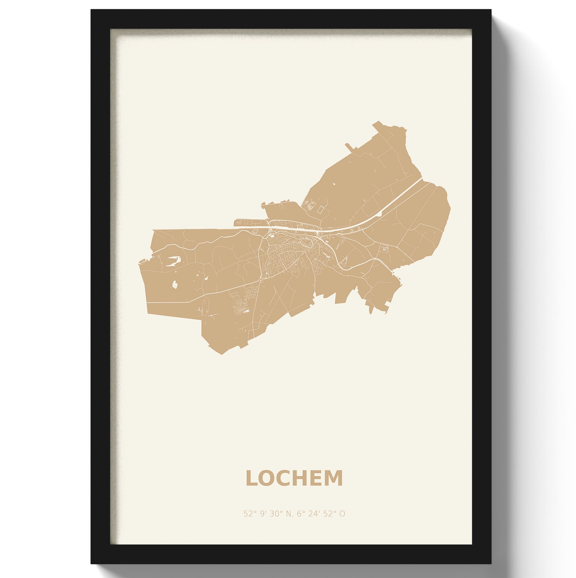 Poster Lochem - Beige