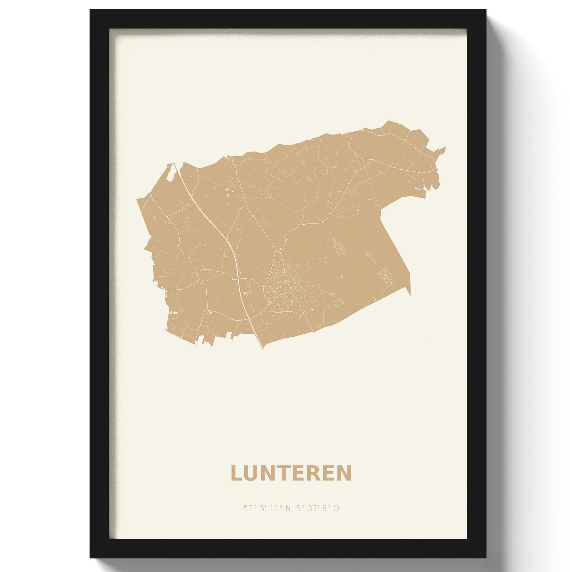 Poster Lunteren - Beige