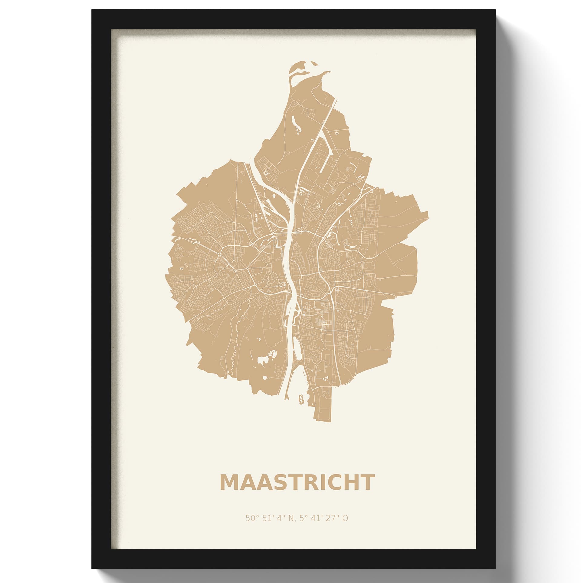 Poster Maastricht - Beige