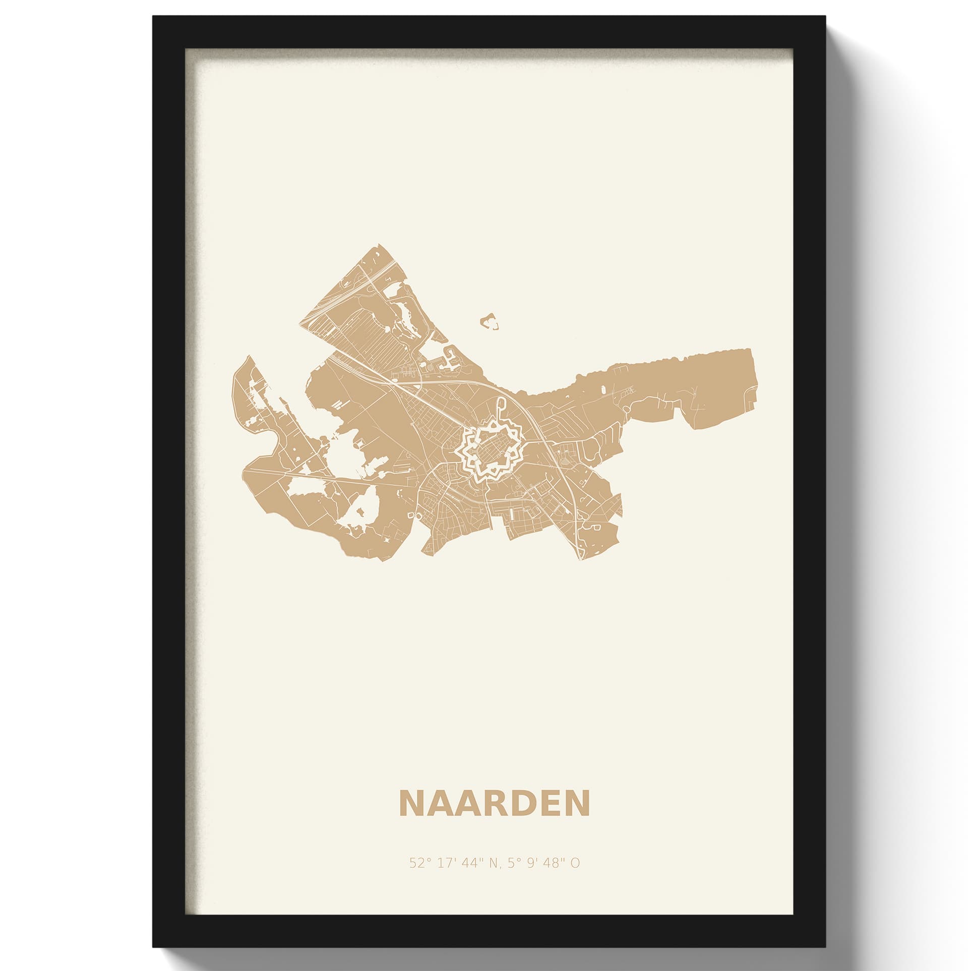 Poster Naarden - Beige