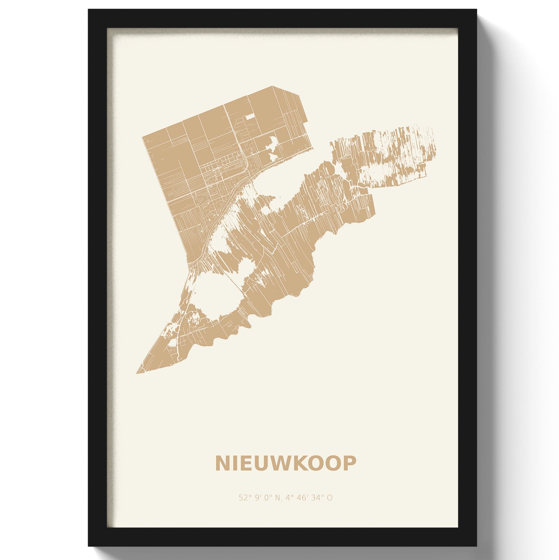 Poster Nieuwkoop - Beige