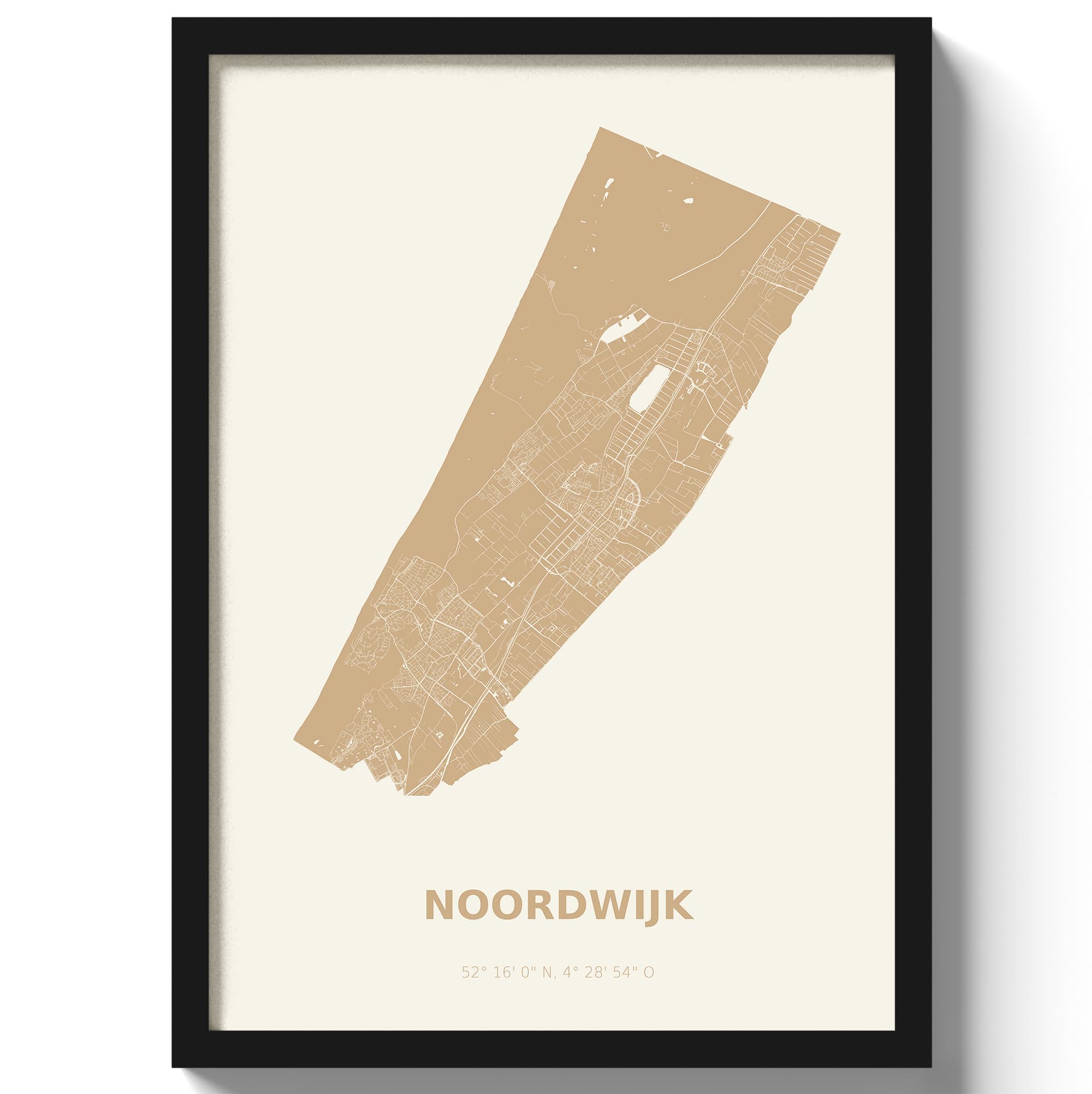 Poster Noordwijk - Beige