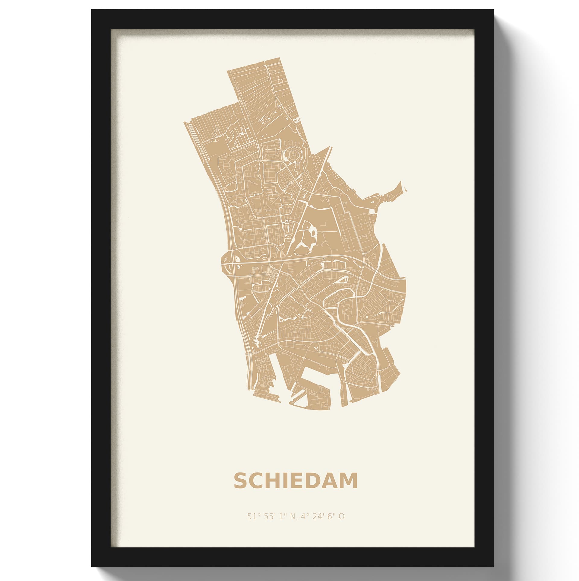 Poster Schiedam - Beige