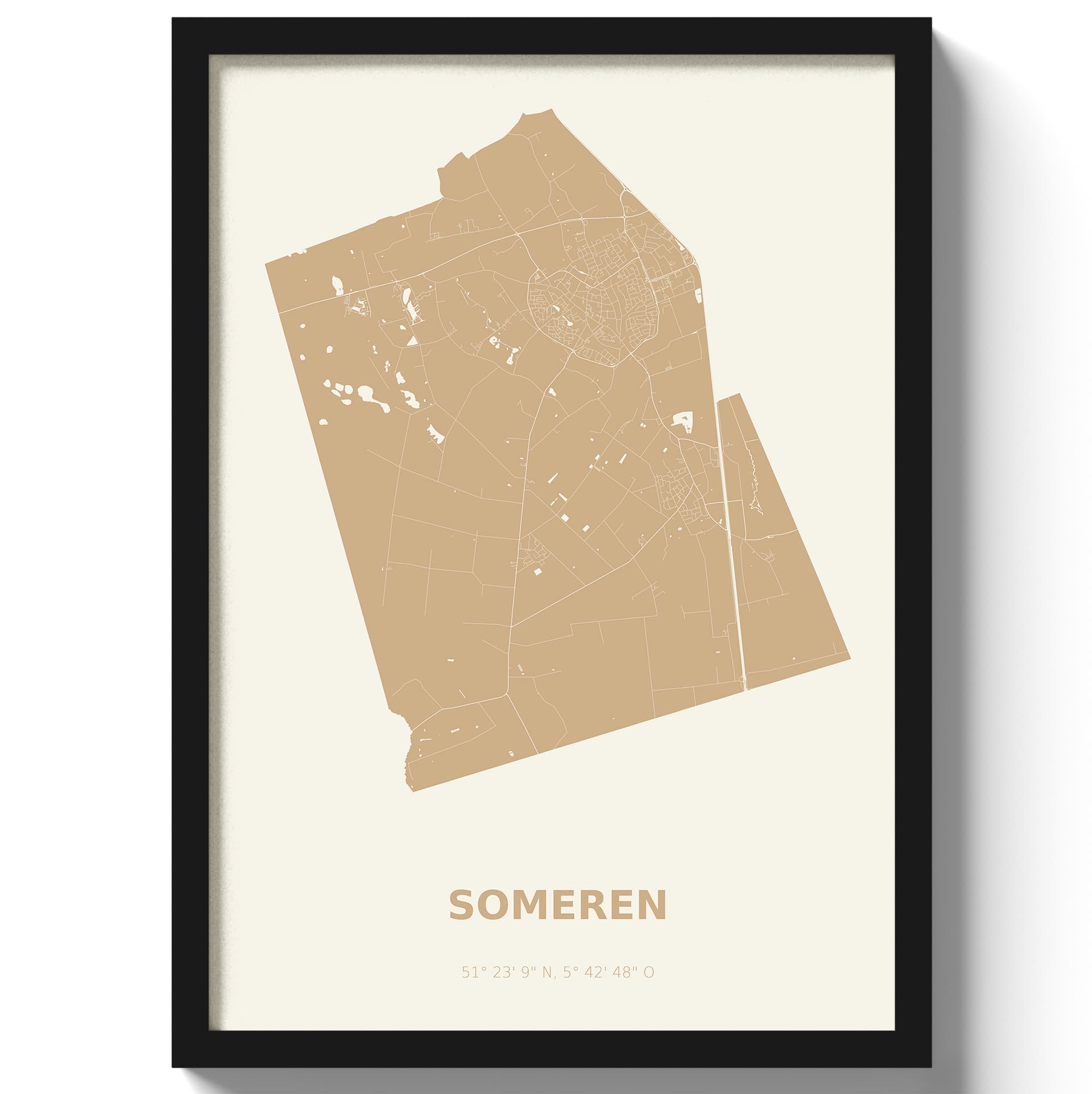 Poster Someren - Beige