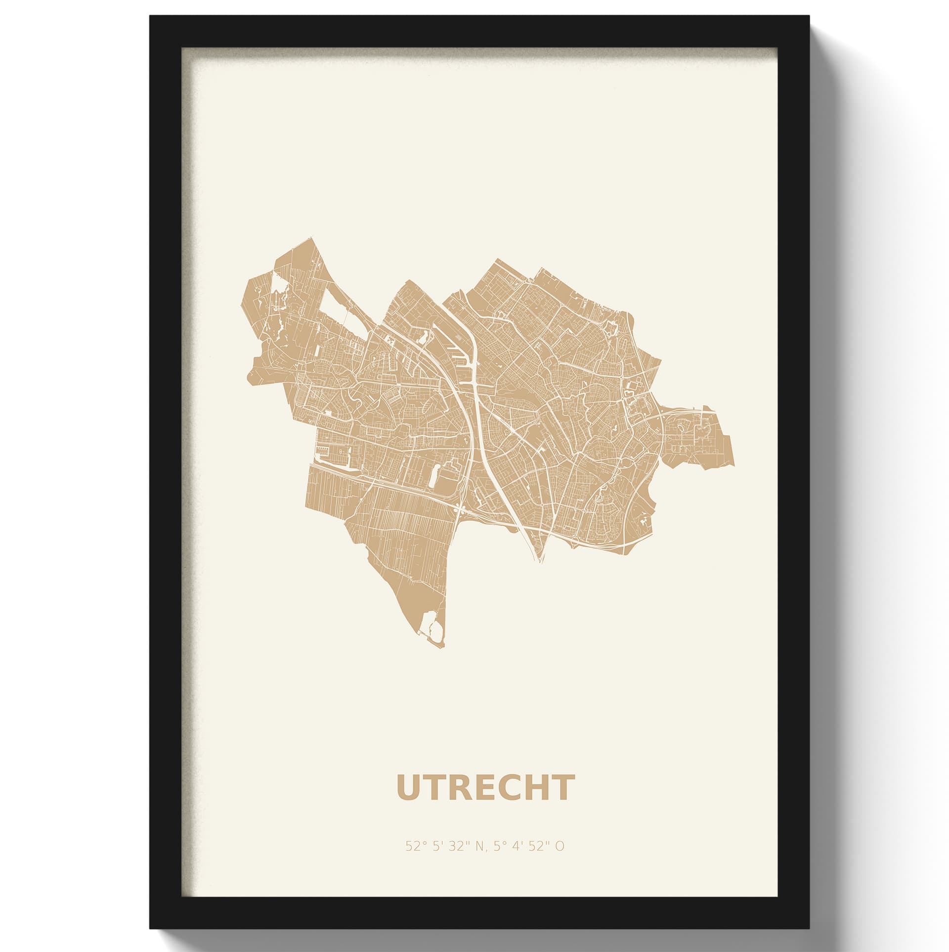 Poster Utrecht - Beige