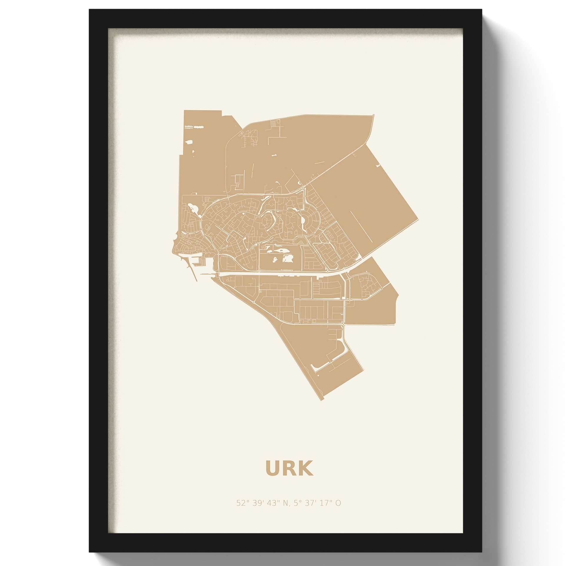 Poster Urk - Beige