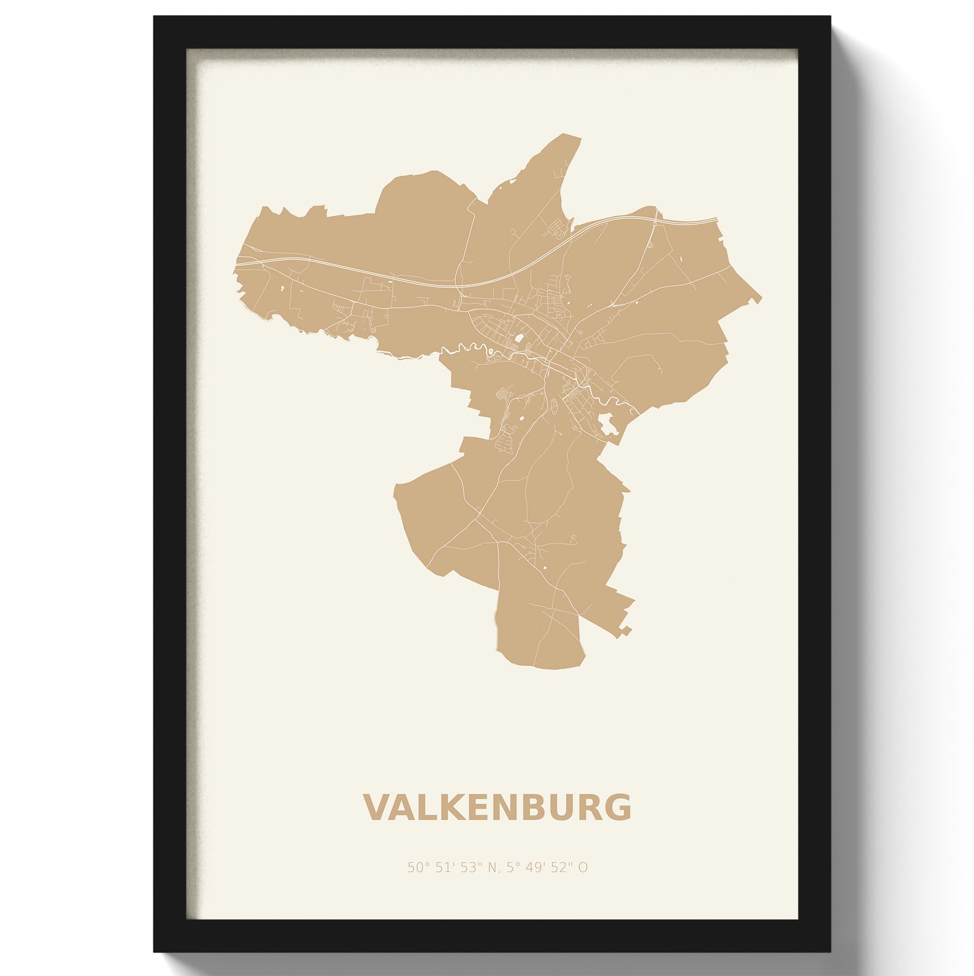 Poster Valkenburg - Beige