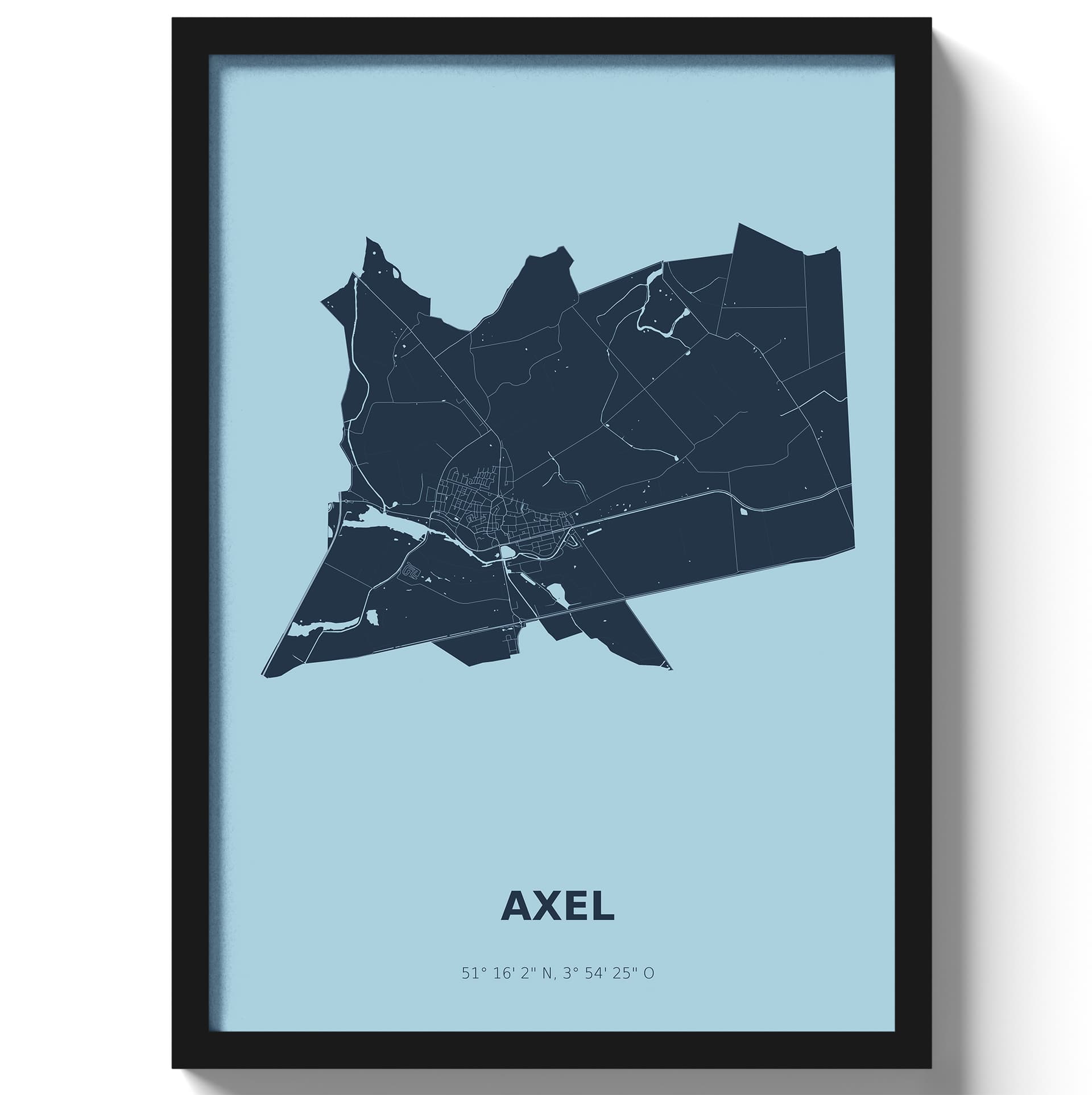 Poster Axel - Blauw