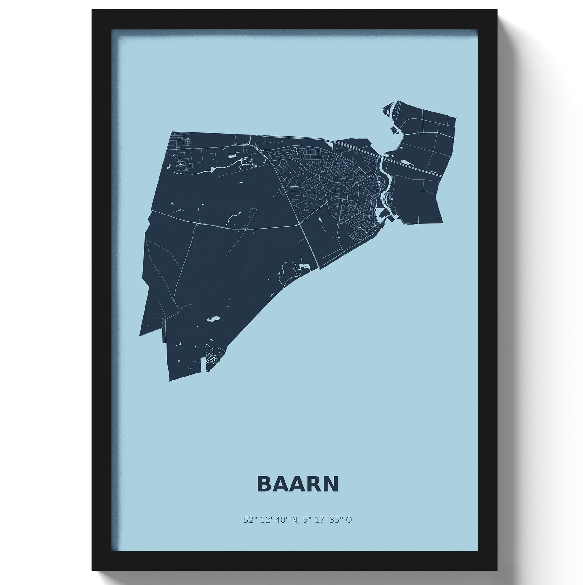 Poster Baarn - Blauw