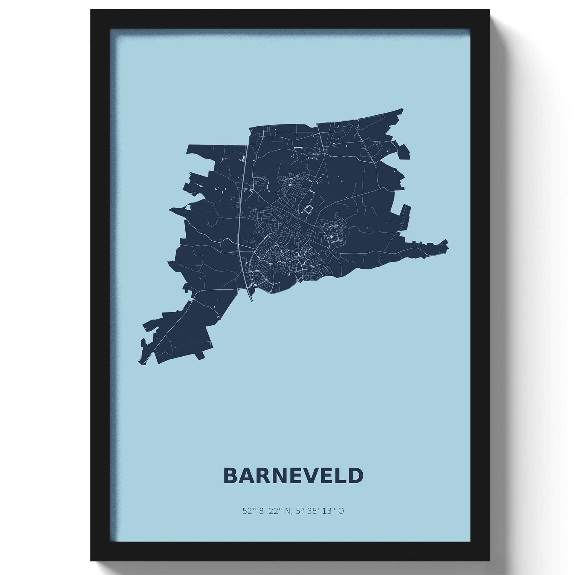 Poster Barneveld - Blauw