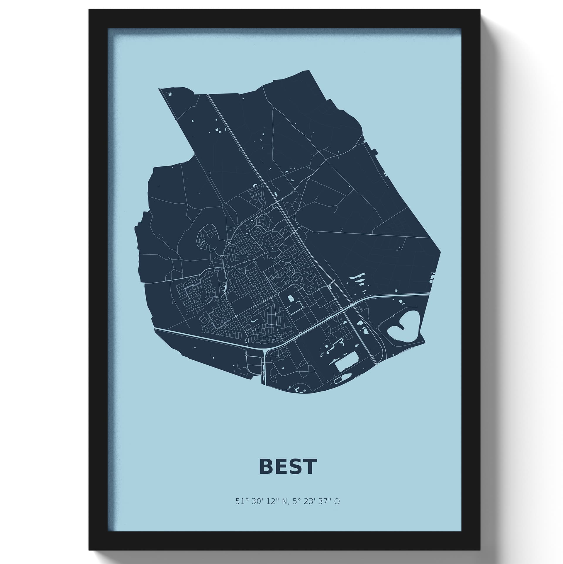 Poster Best - Blauw