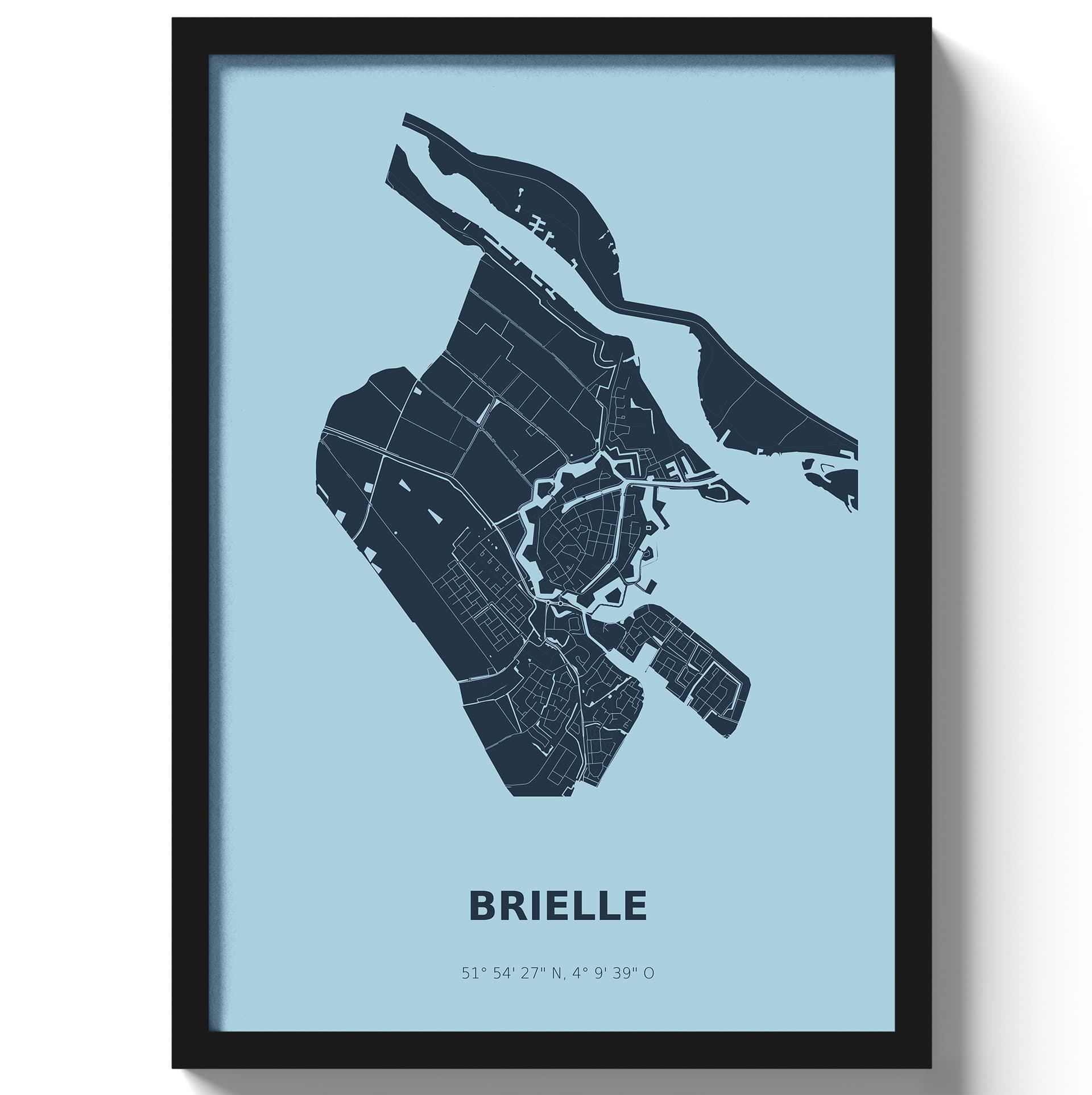 Poster Brielle - Blauw