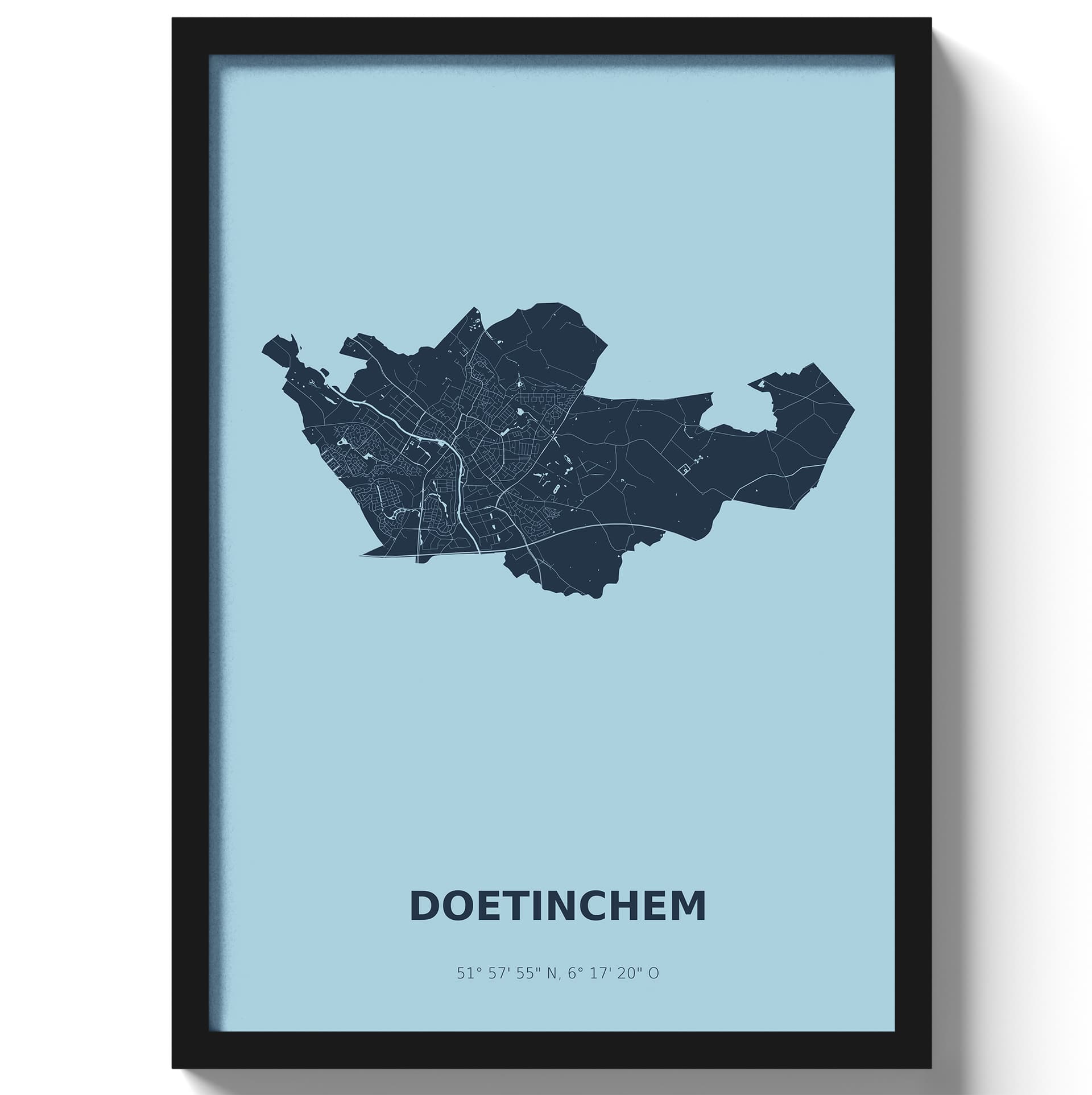 Poster Doetinchem - Blauw