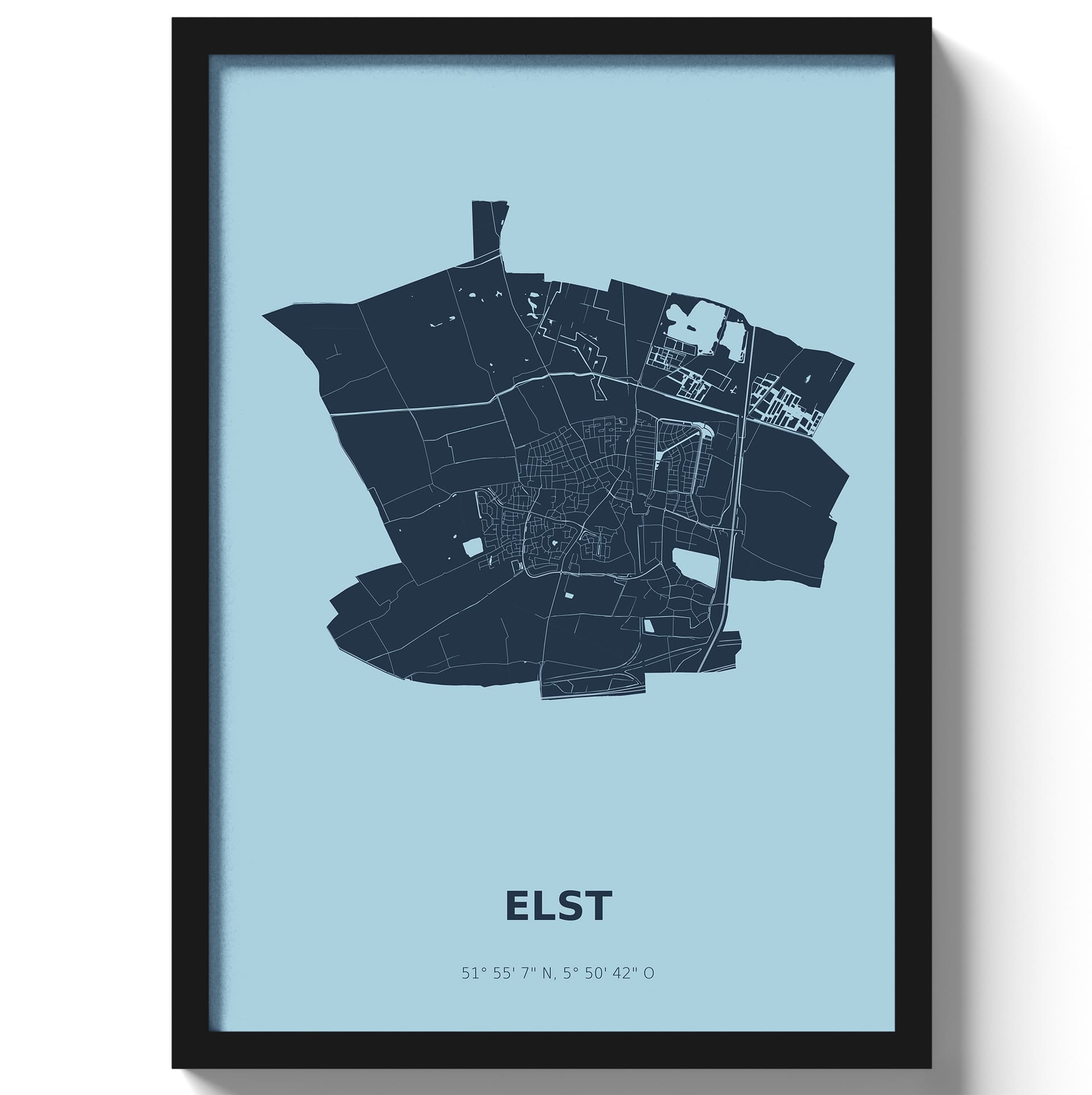 Poster Elst - Blauw