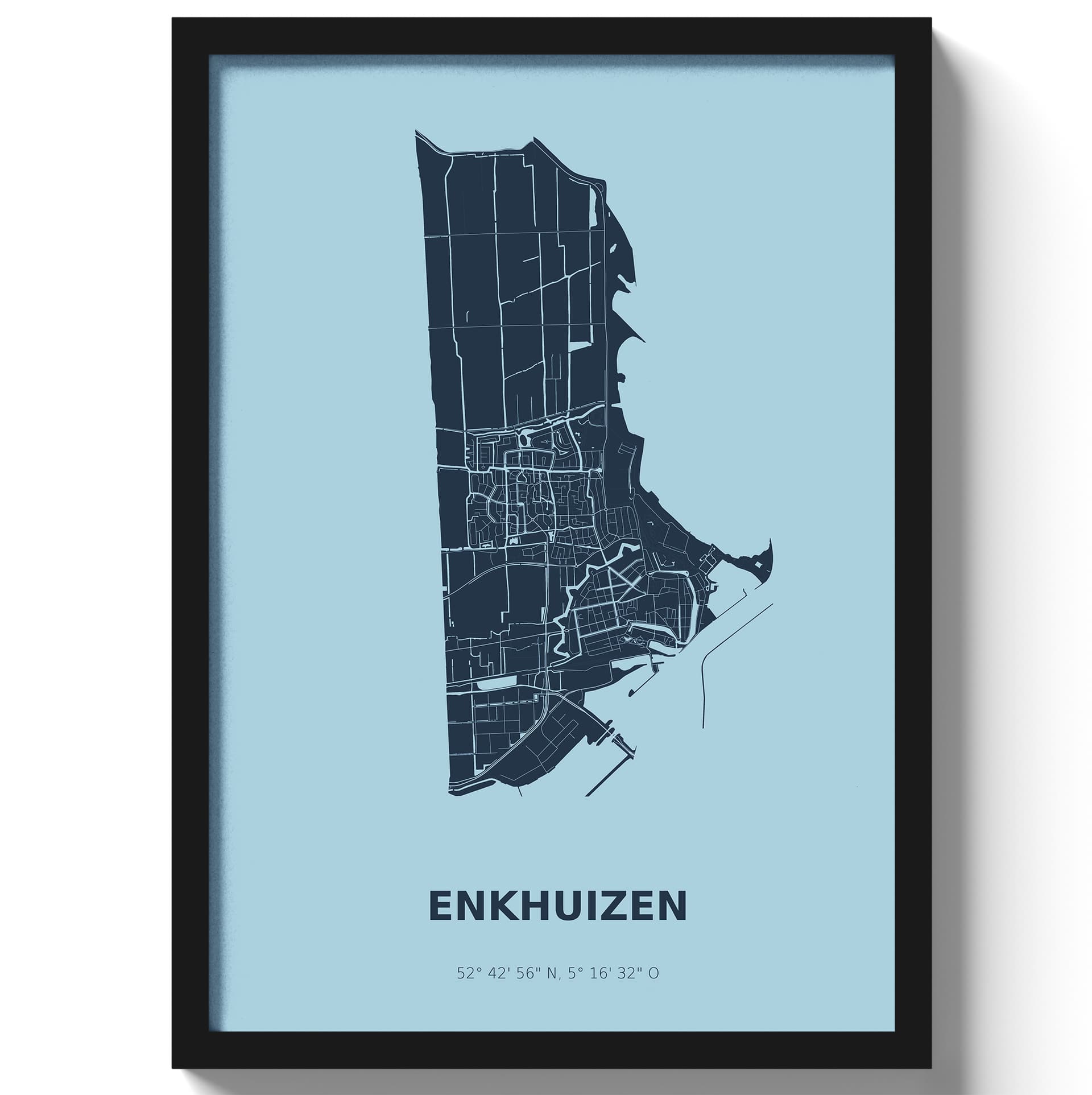 Poster Enkhuizen - Blauw