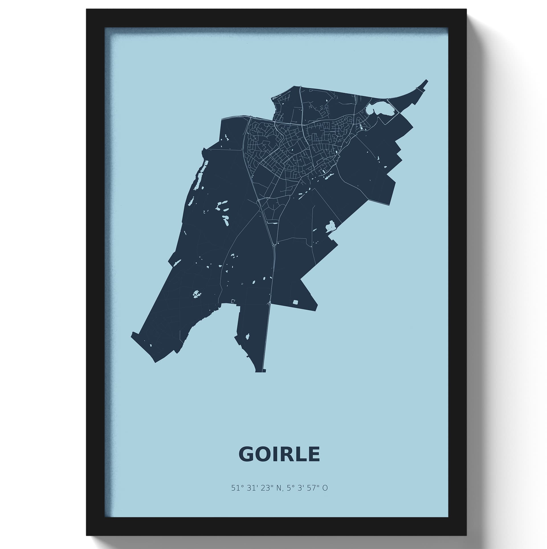 Poster Goirle - Blauw