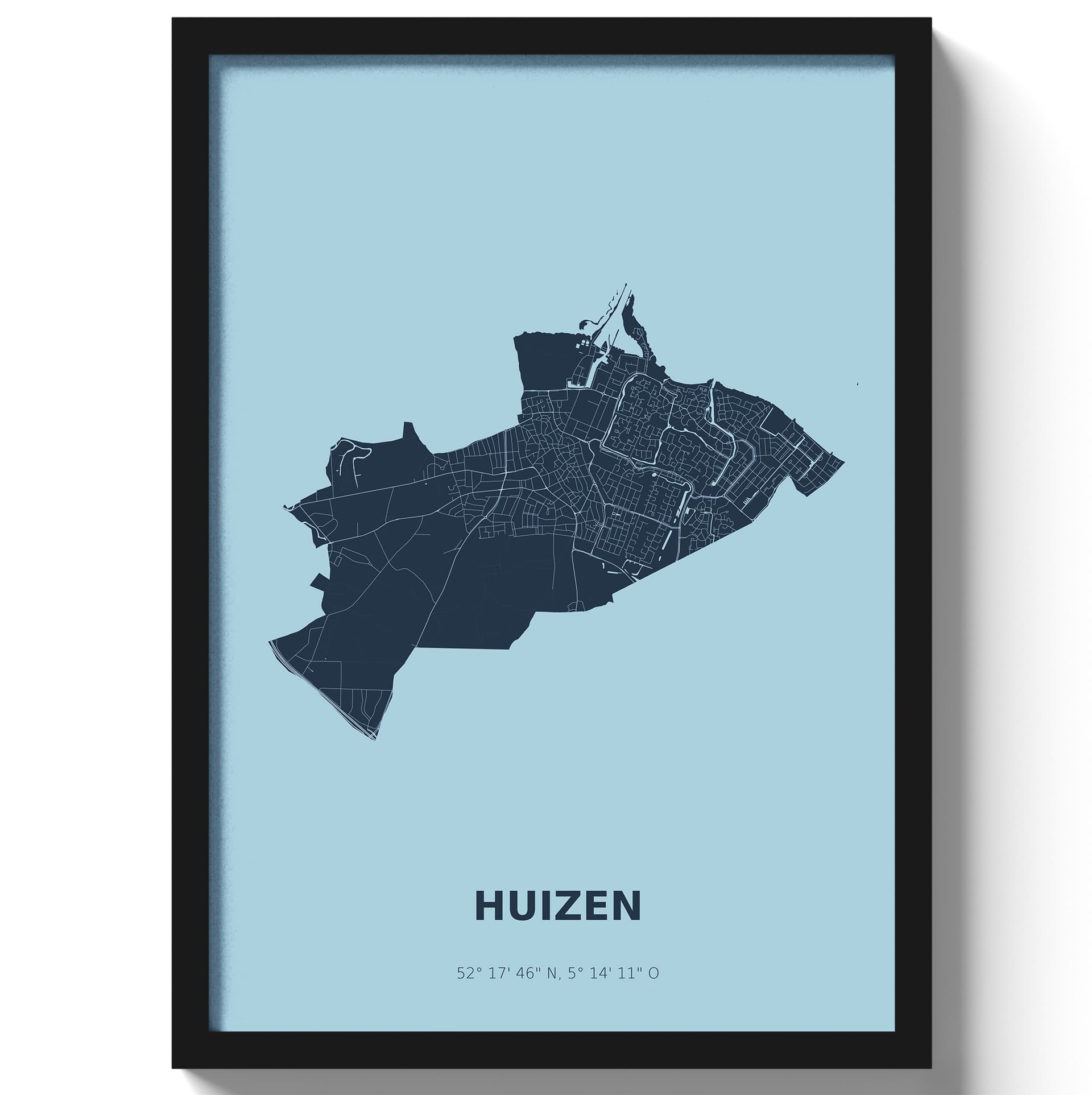 Poster Huissen - Blauw
