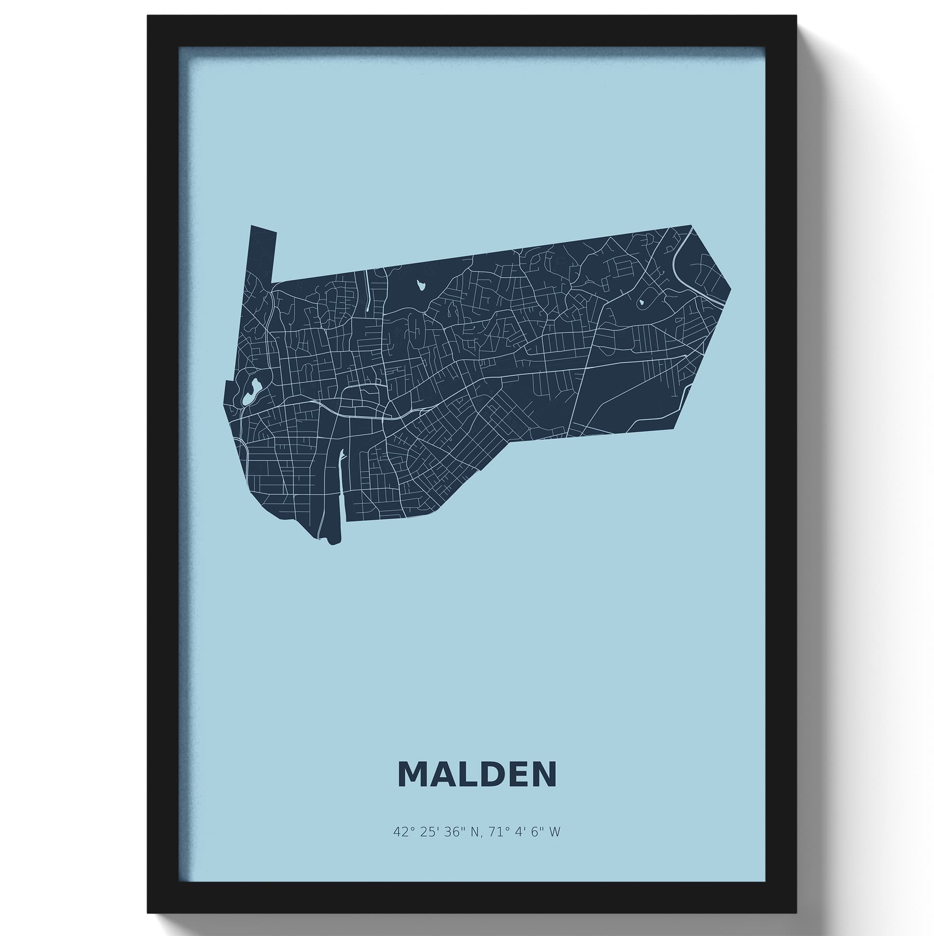 Poster Malden - Blauw