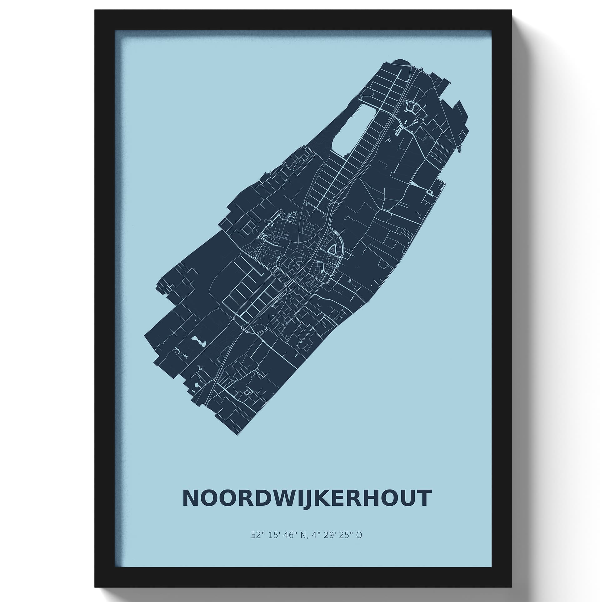 Poster Noordwijkerhout - Blauw
