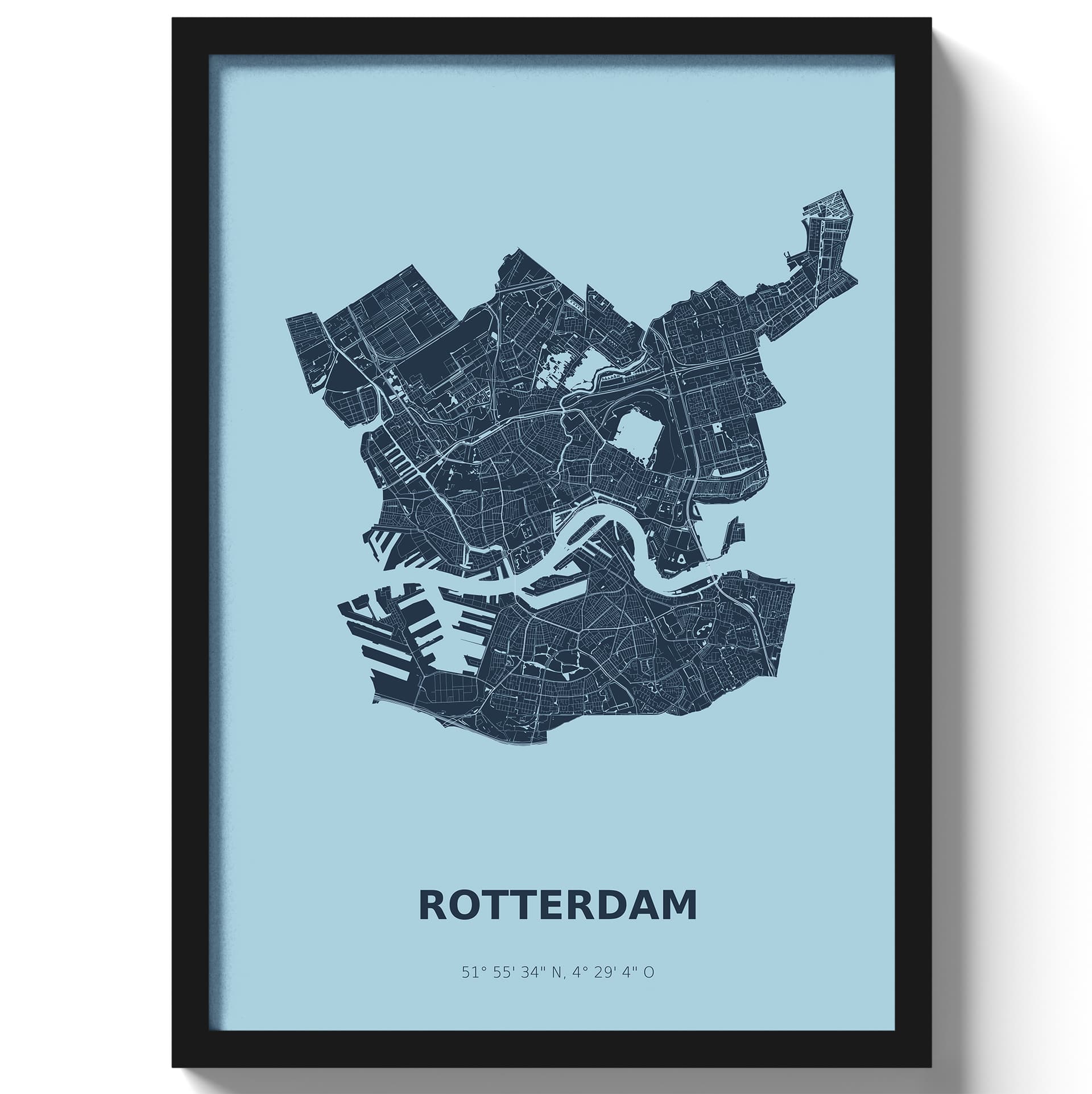 Poster Roermond - Blauw