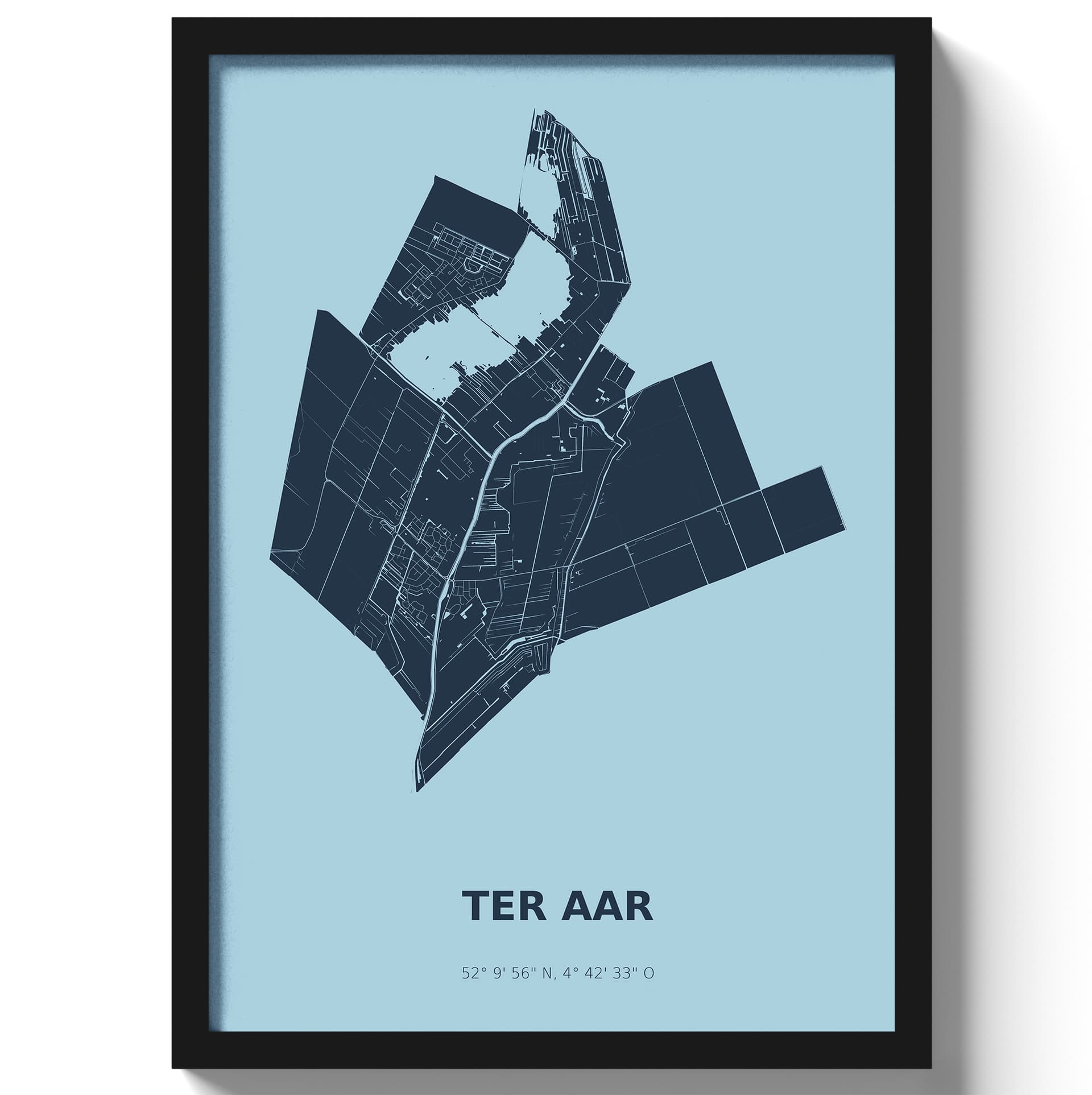 Poster Ter Aar - Blauw