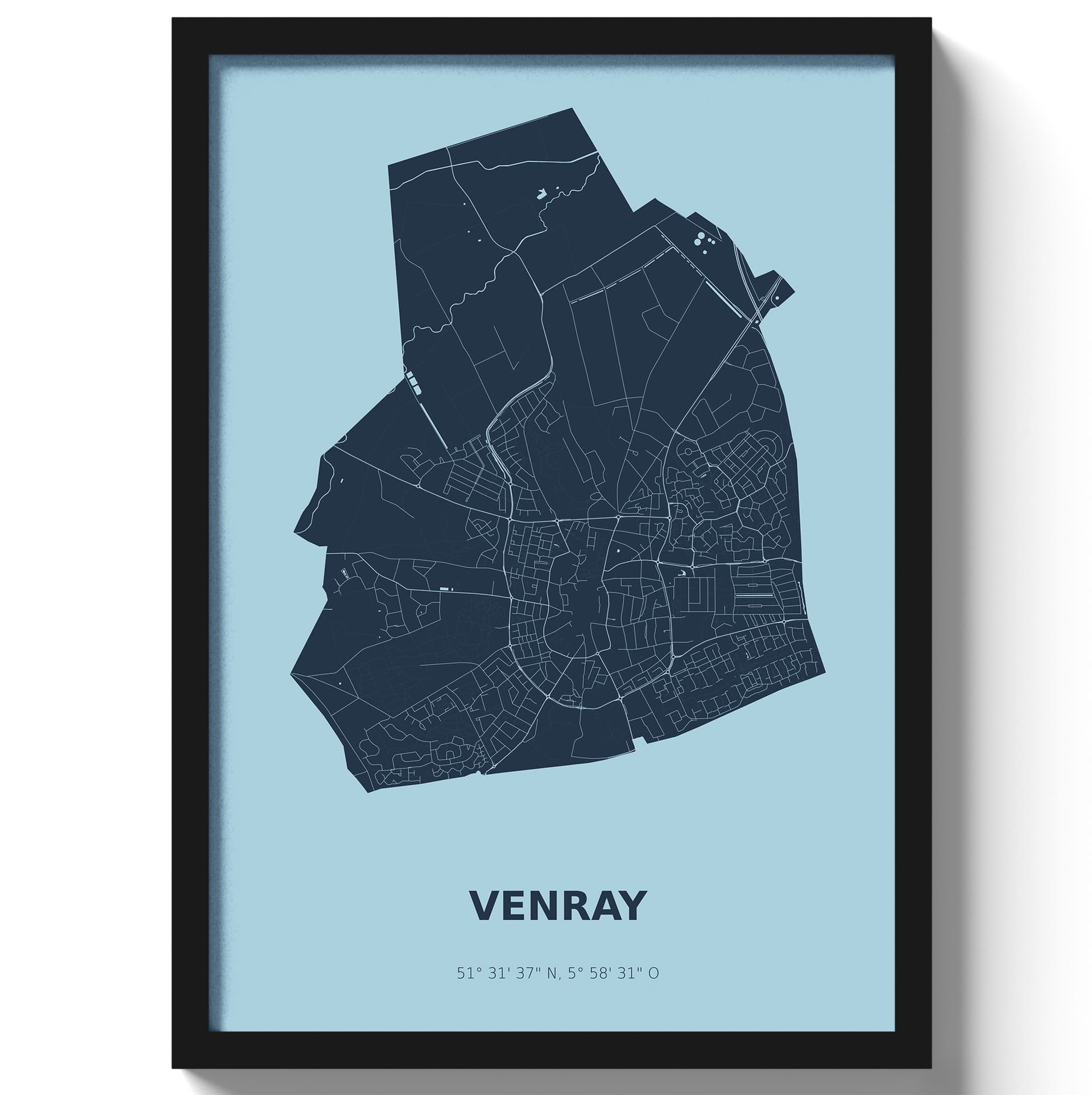 Poster Venray - Blauw