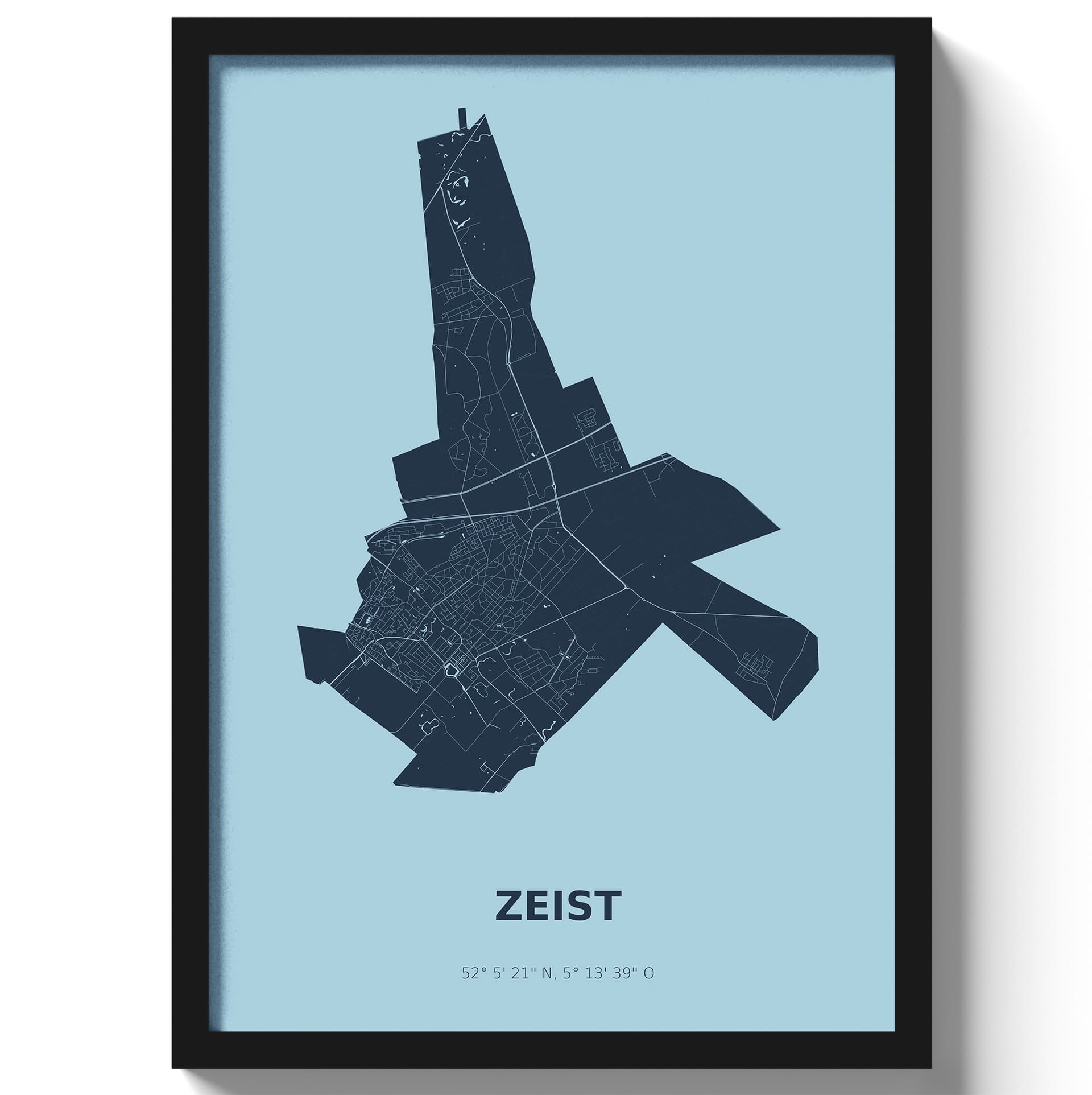 Poster Zeist - Blauw