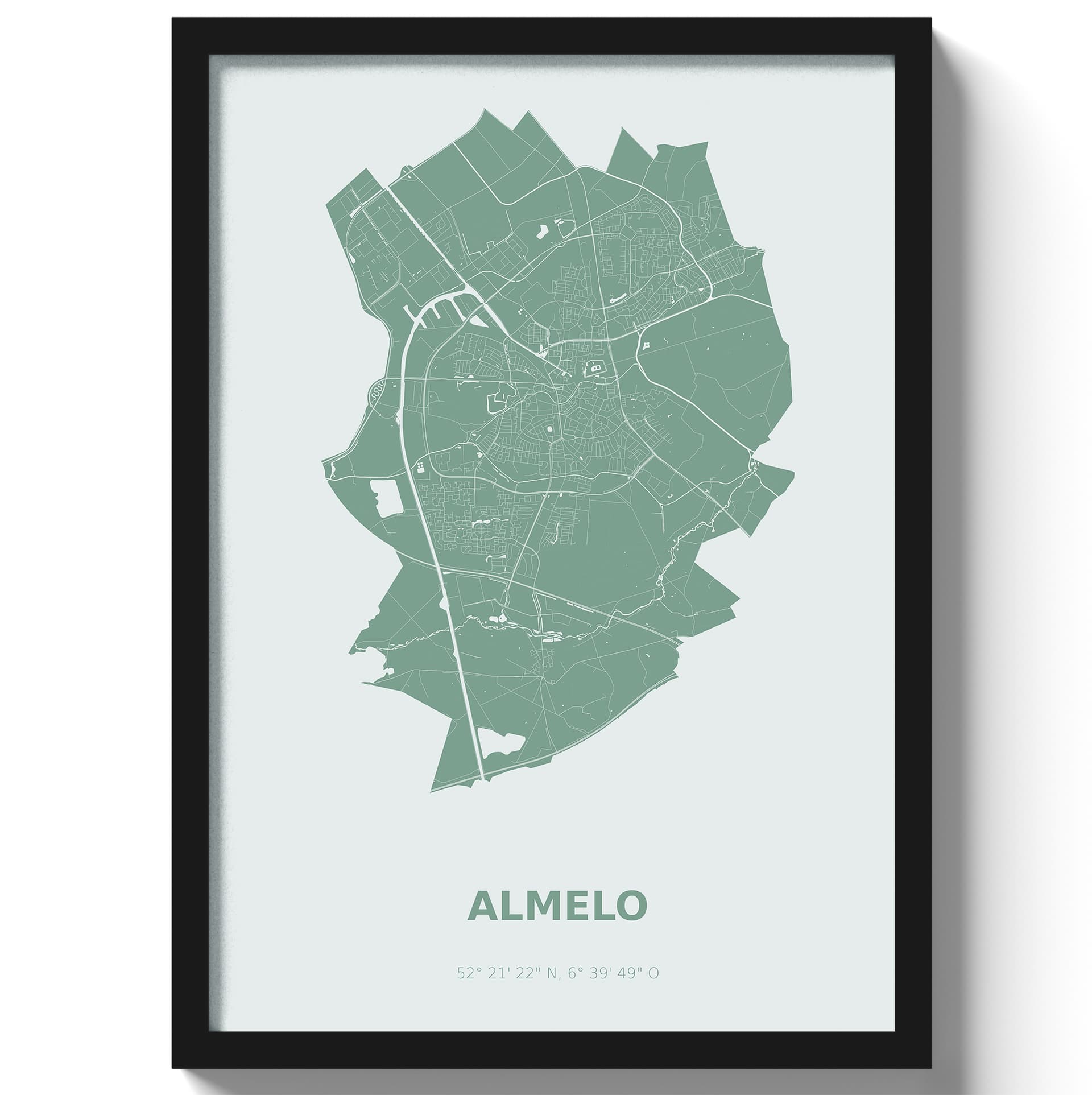 Poster Almelo - Groen