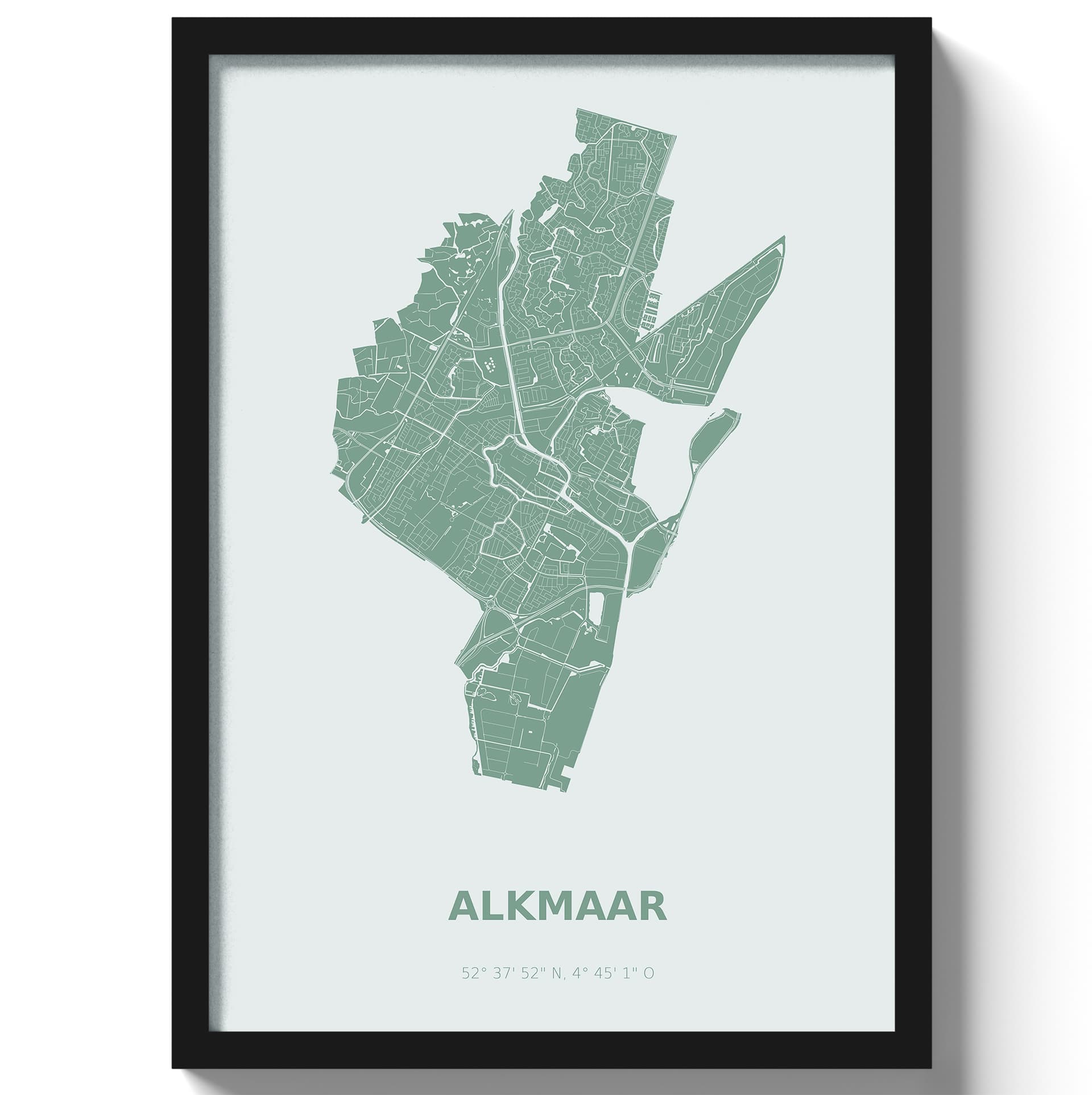 Poster Alkmaar - Groen