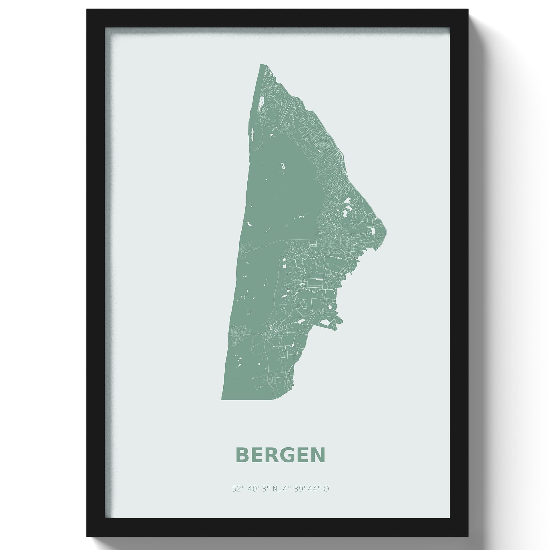 Poster Bergen - Groen