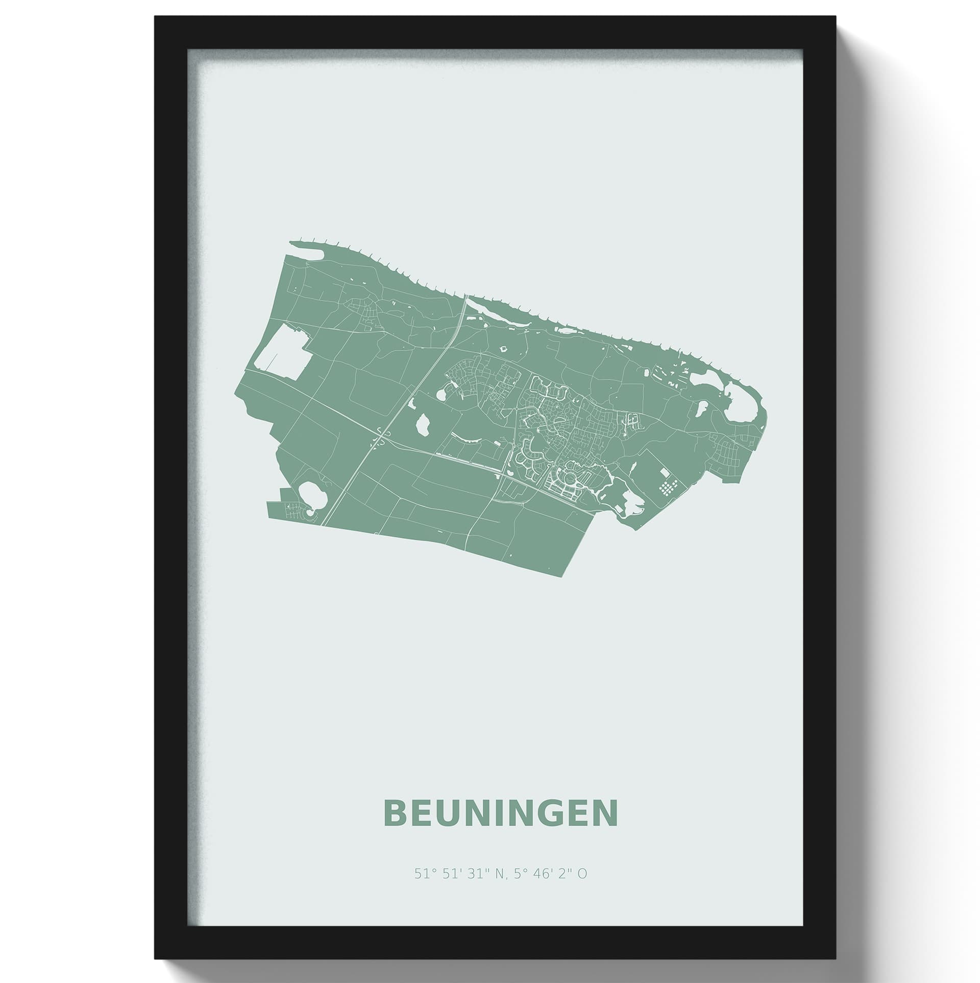Poster Beuningen - Groen