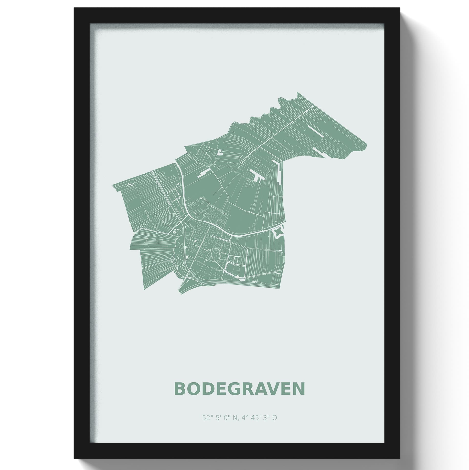 Poster Bodegraven - Groen