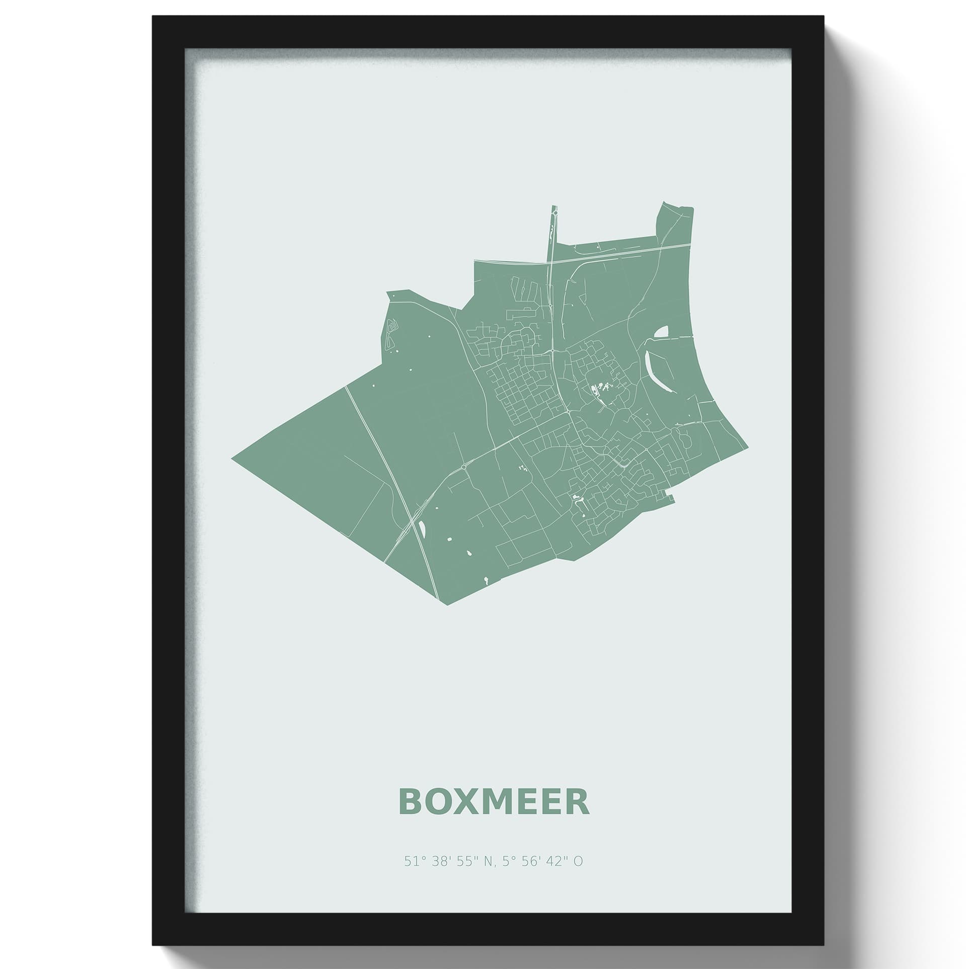 Poster Boxmeer - Groen