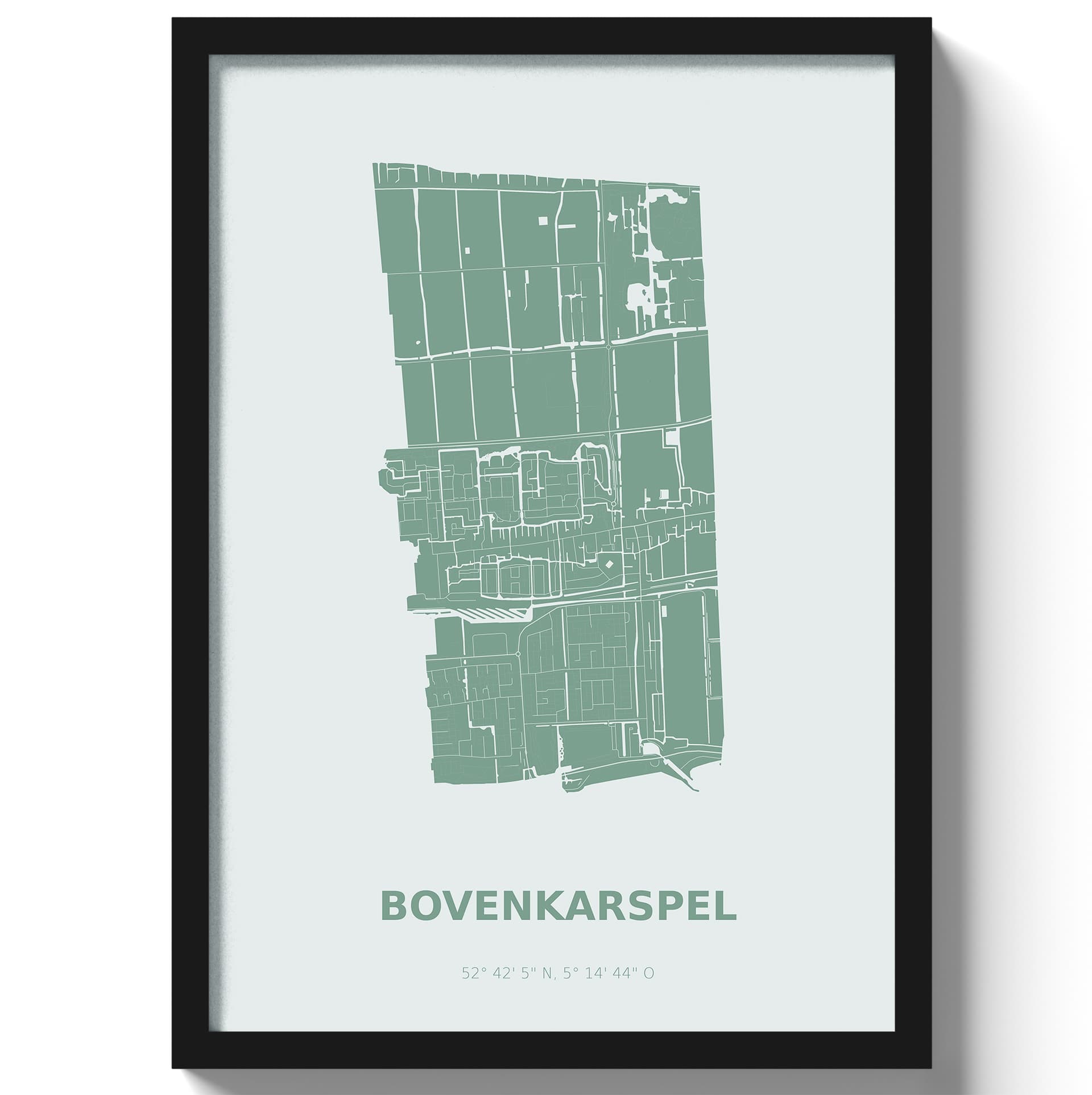 Poster Bovenkarspel - Groen