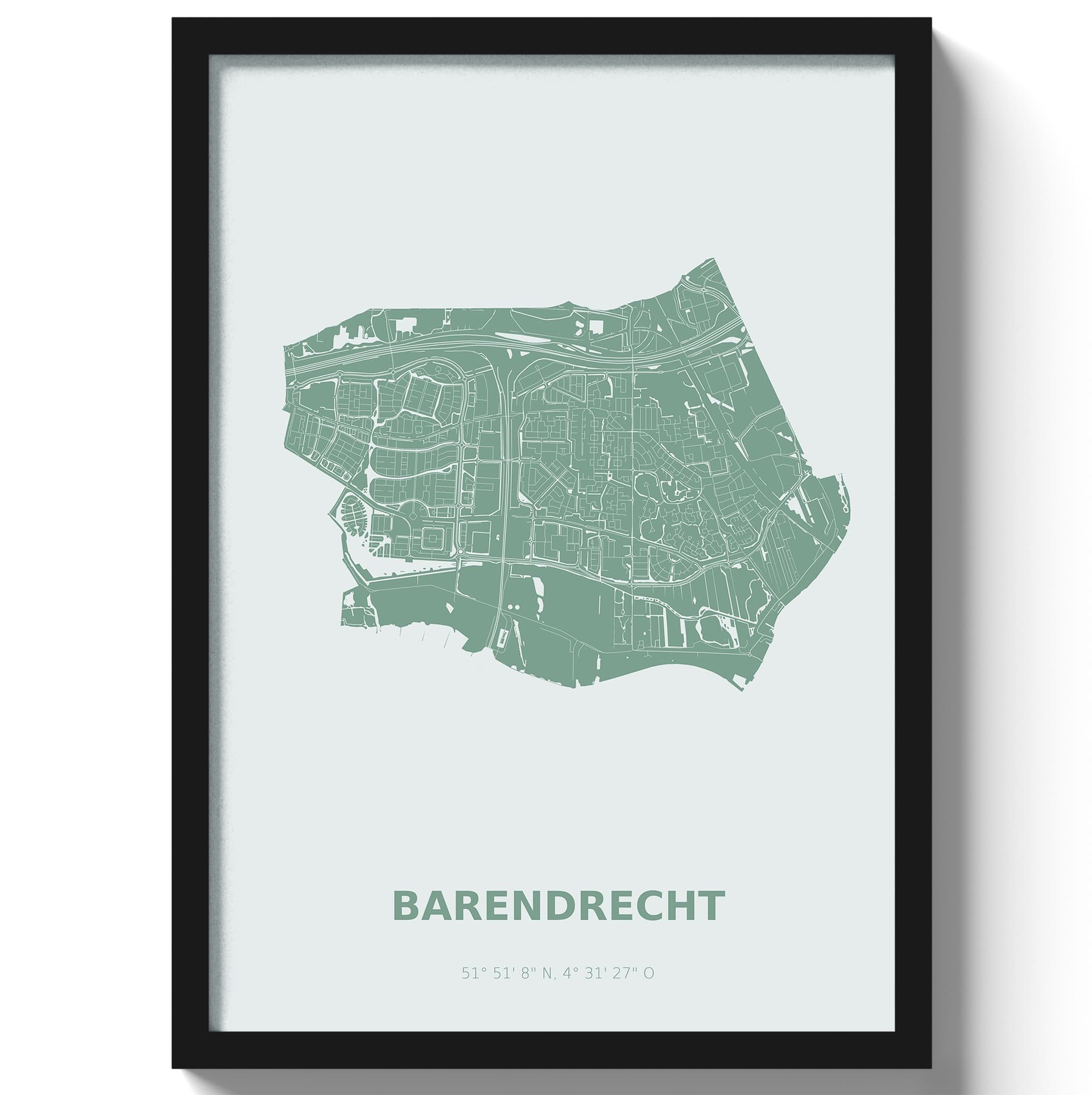 Poster Barendrecht - Groen