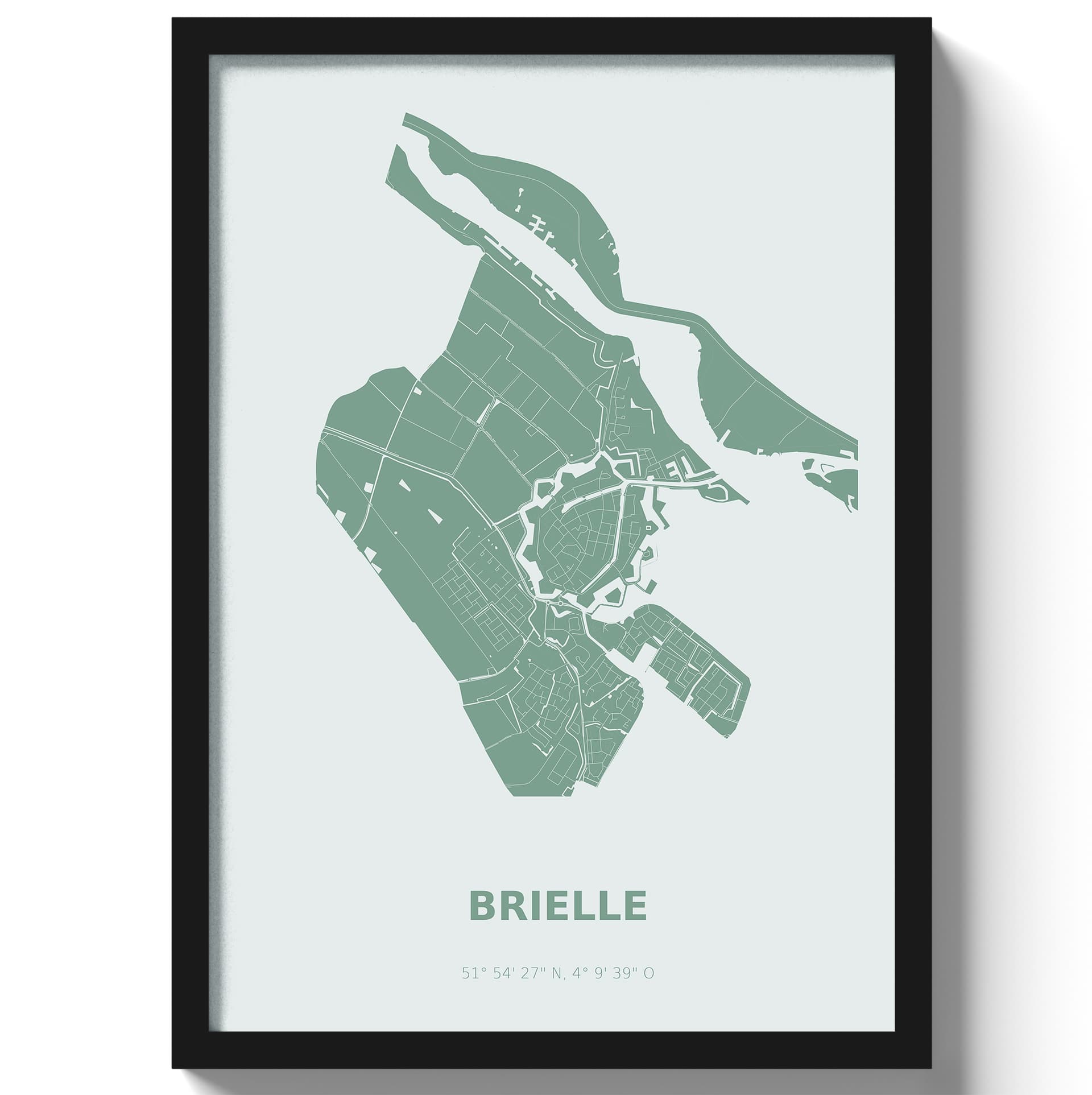 Poster Brielle - Groen