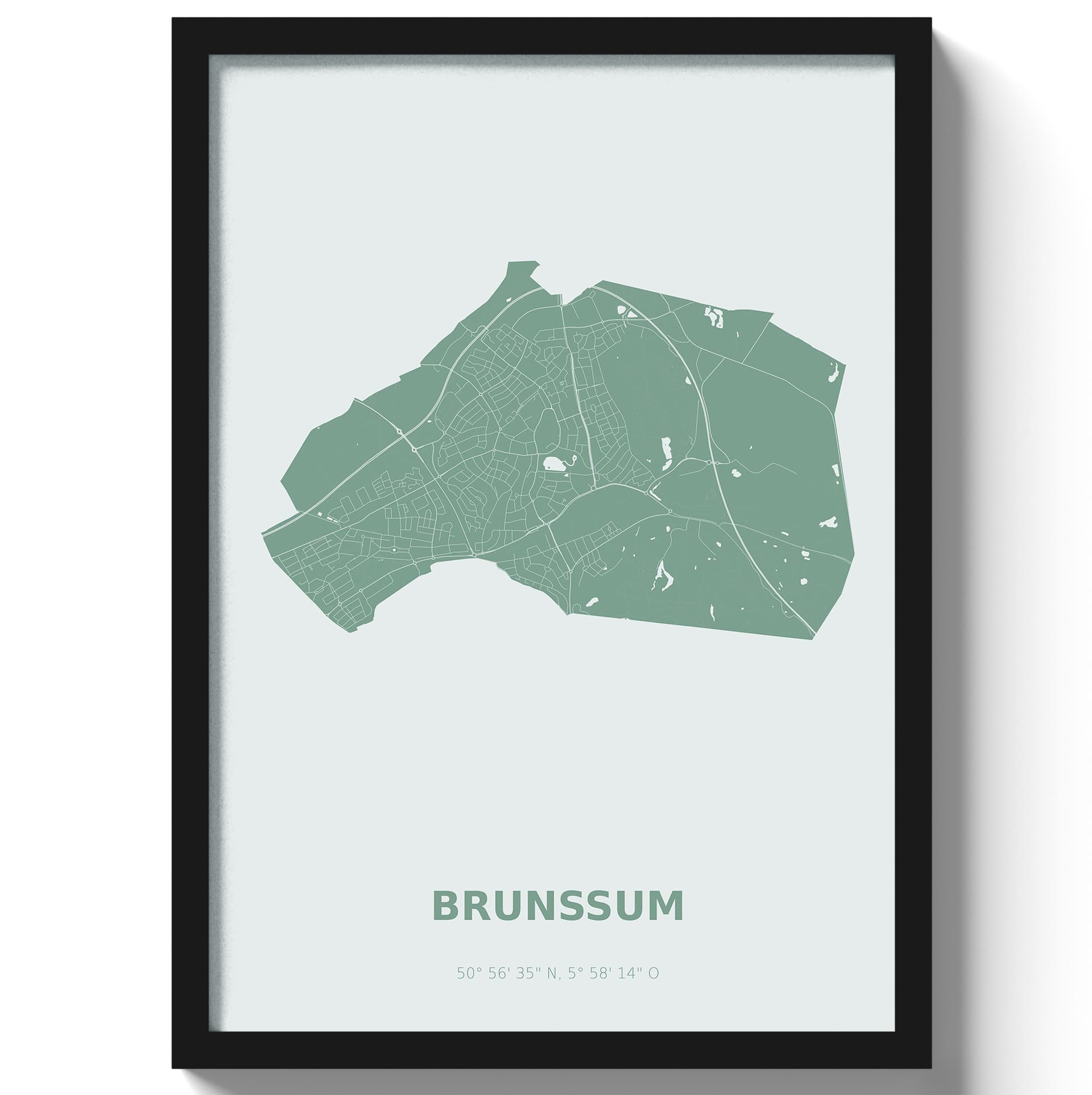 Poster Brunssum - Groen