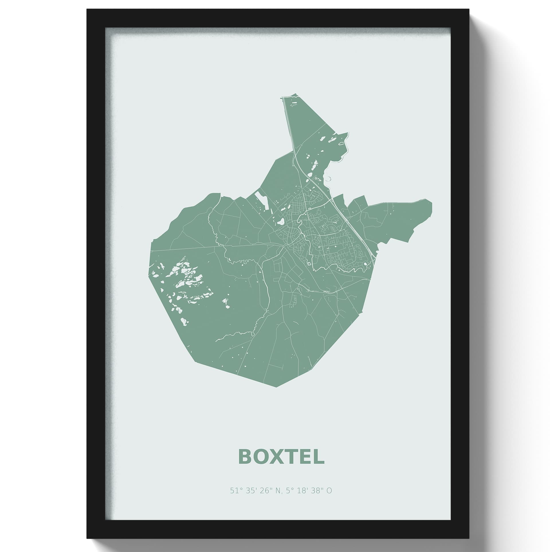 Poster Boxtel - Groen